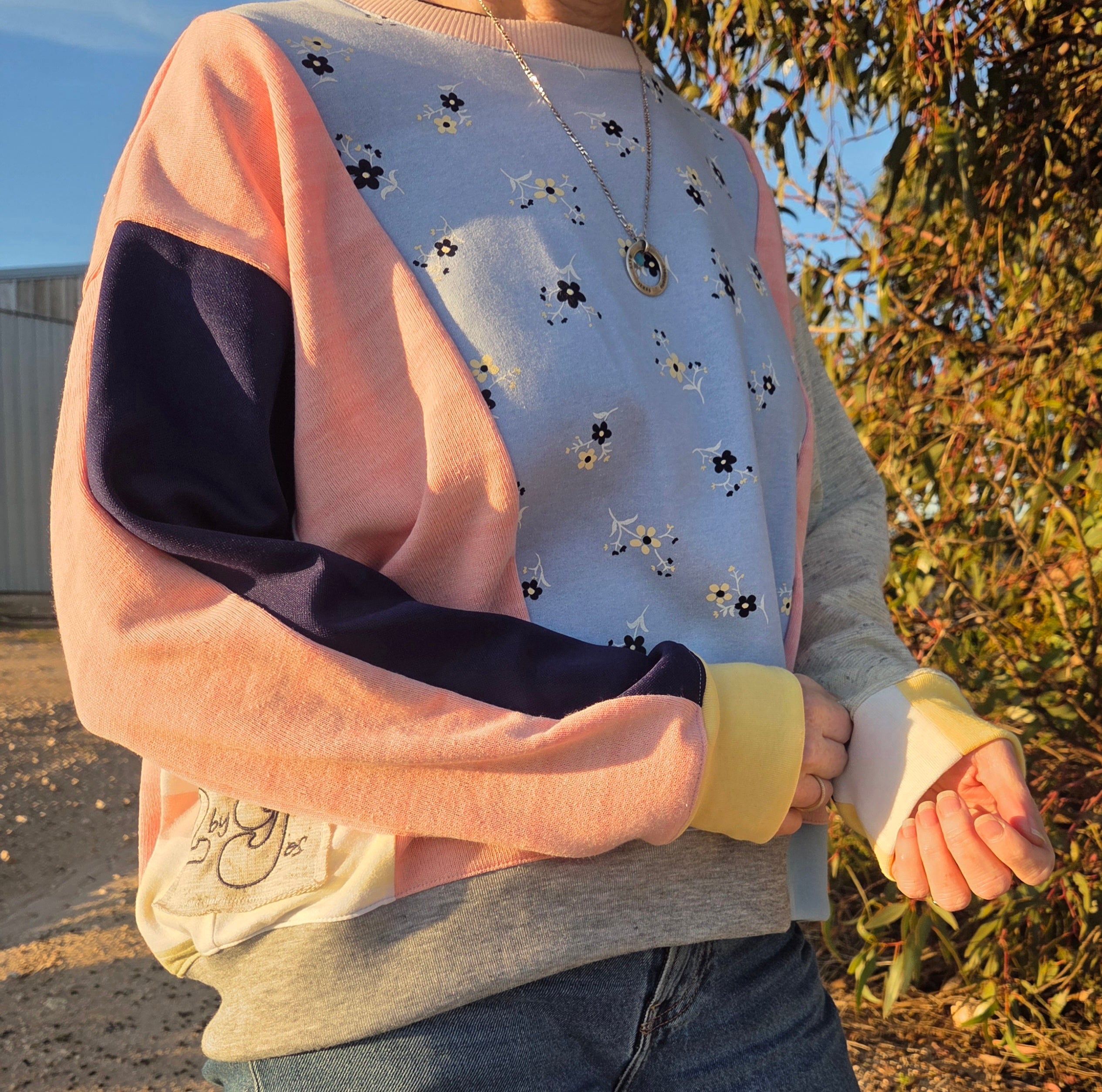 Icy Sherbert - Patchy Fleece - L/XL