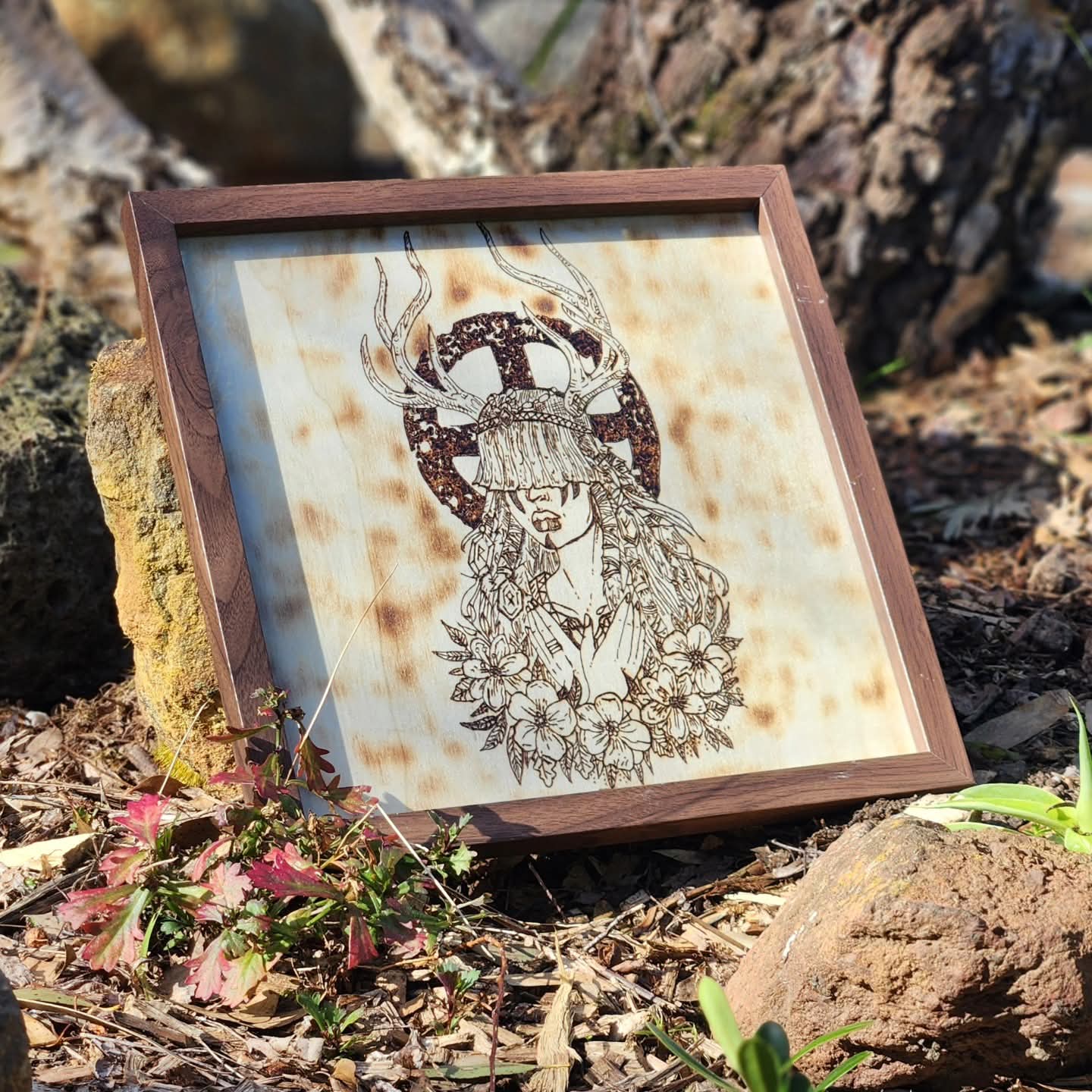 Heilung Norse Wood Burning Art Number 3