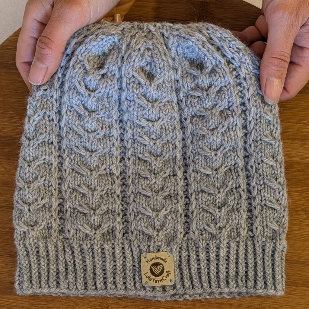 Among the Elk Beanie, Antler pattern