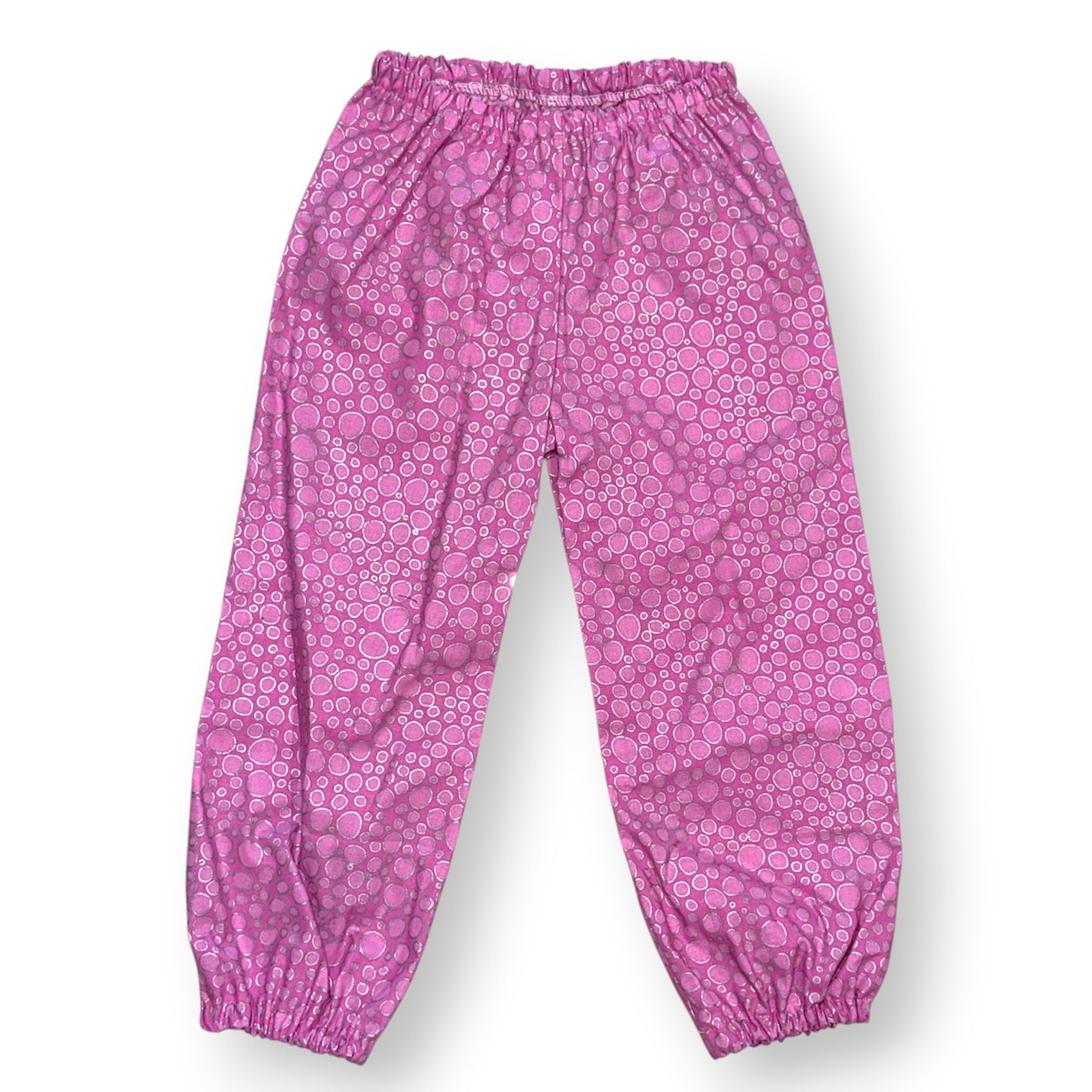 Girls Printed Cotton Harem Pull on Pants