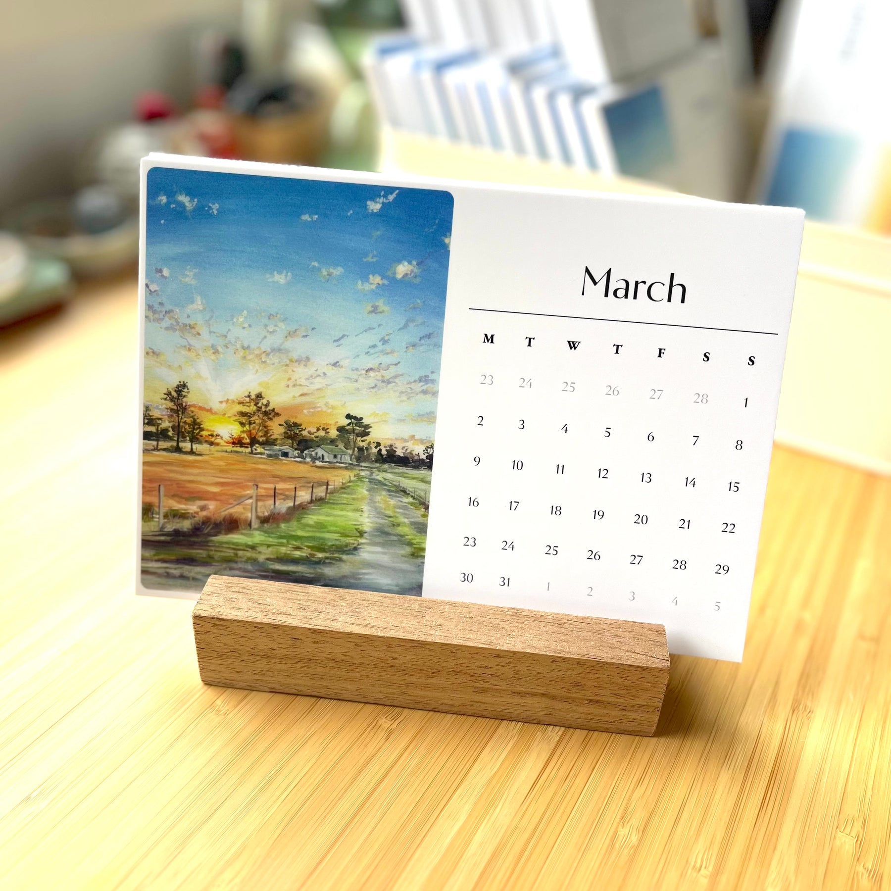 Desk Calendar 2026