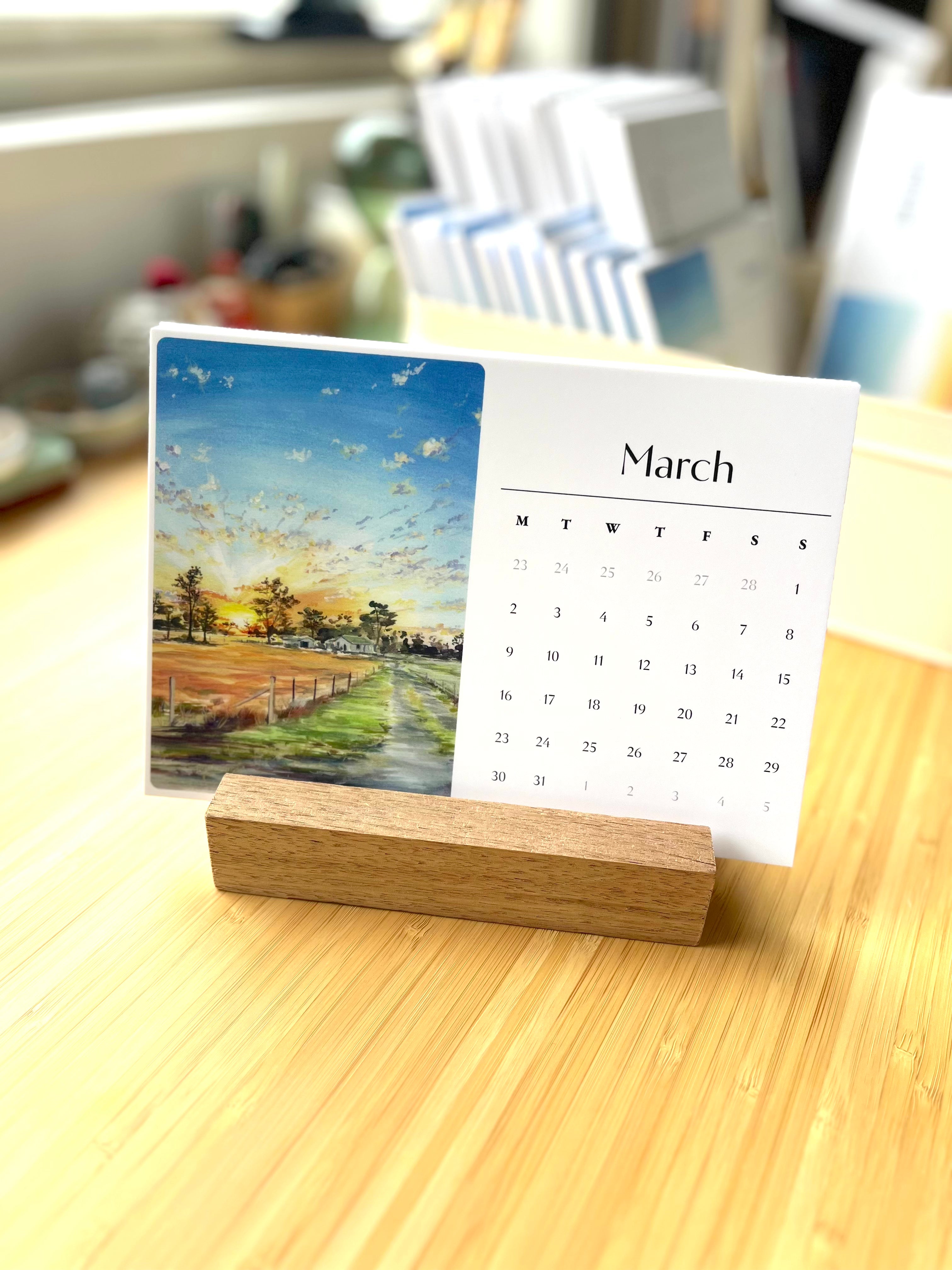 Desk Calendar 2026