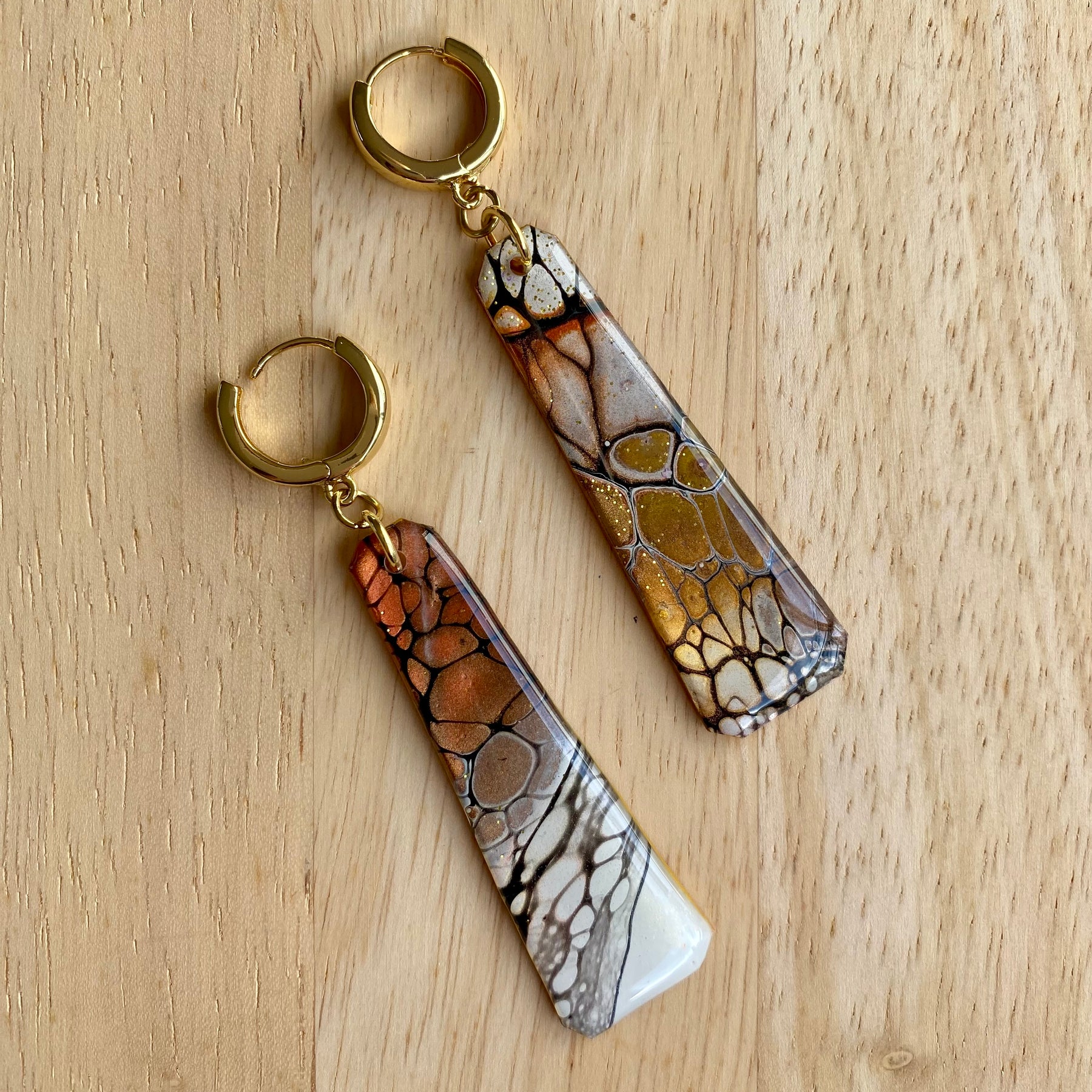 Arty Autumn Handmade Earrings