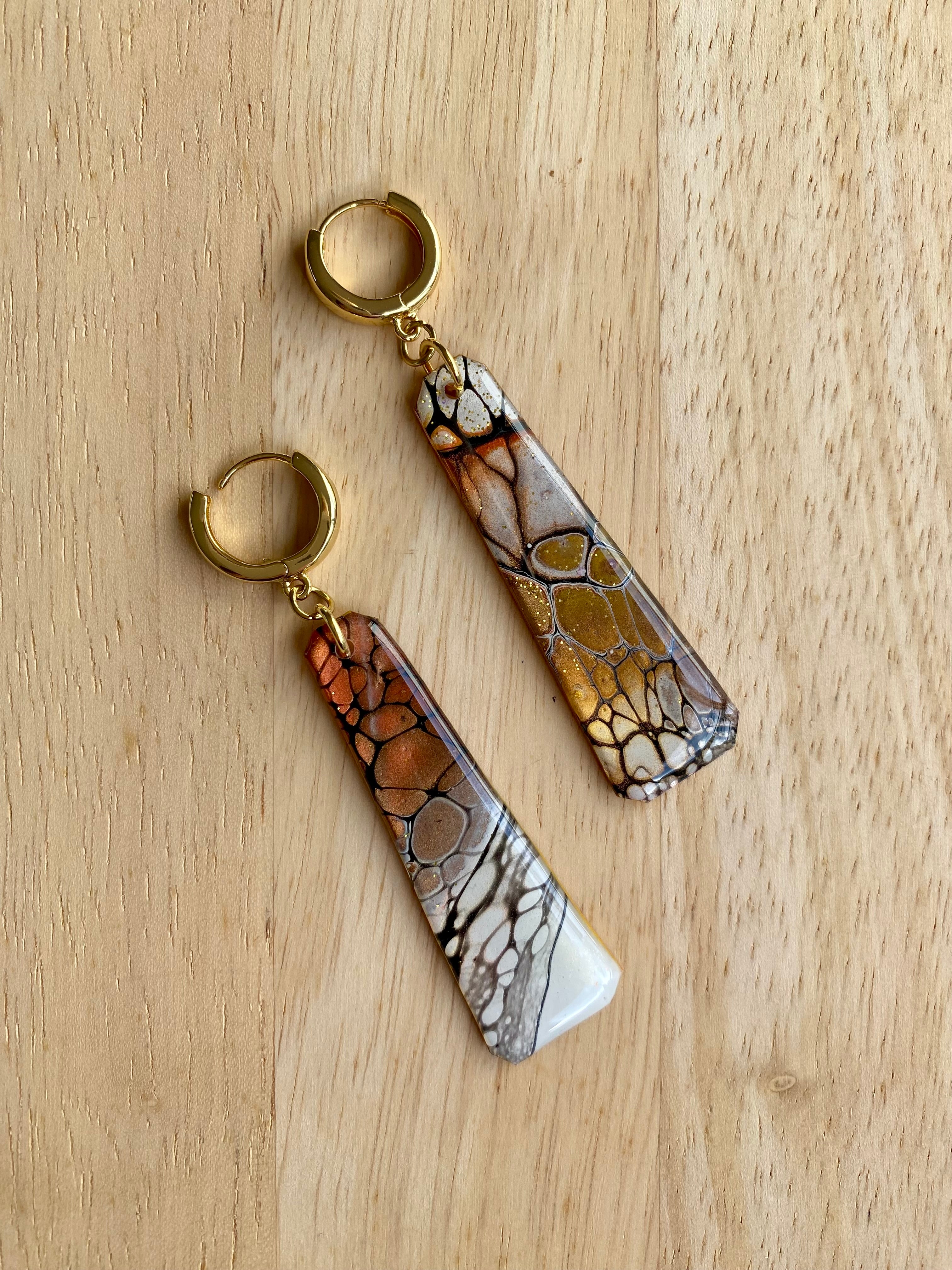 Arty Autumn Handmade Earrings