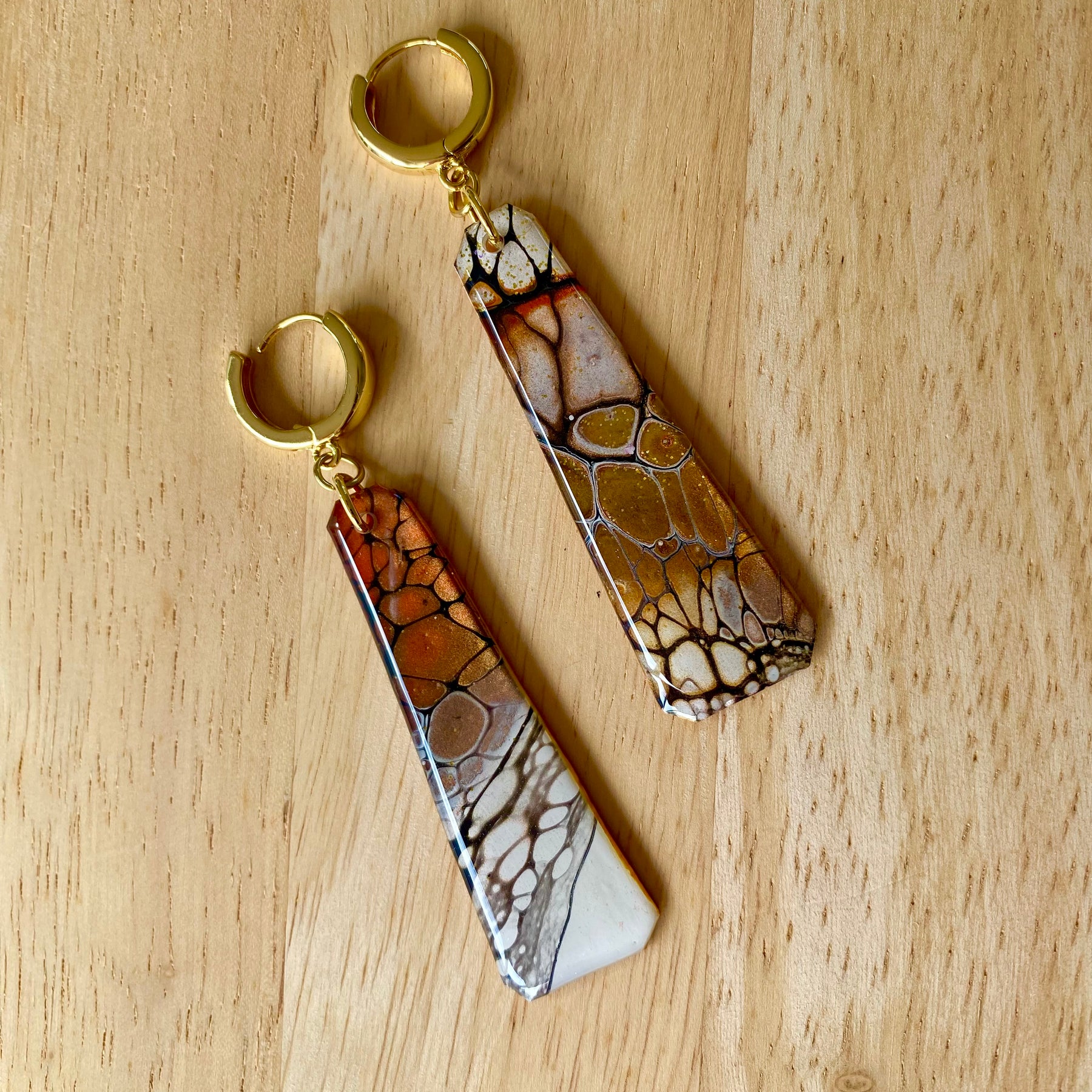 Arty Autumn Handmade Earrings