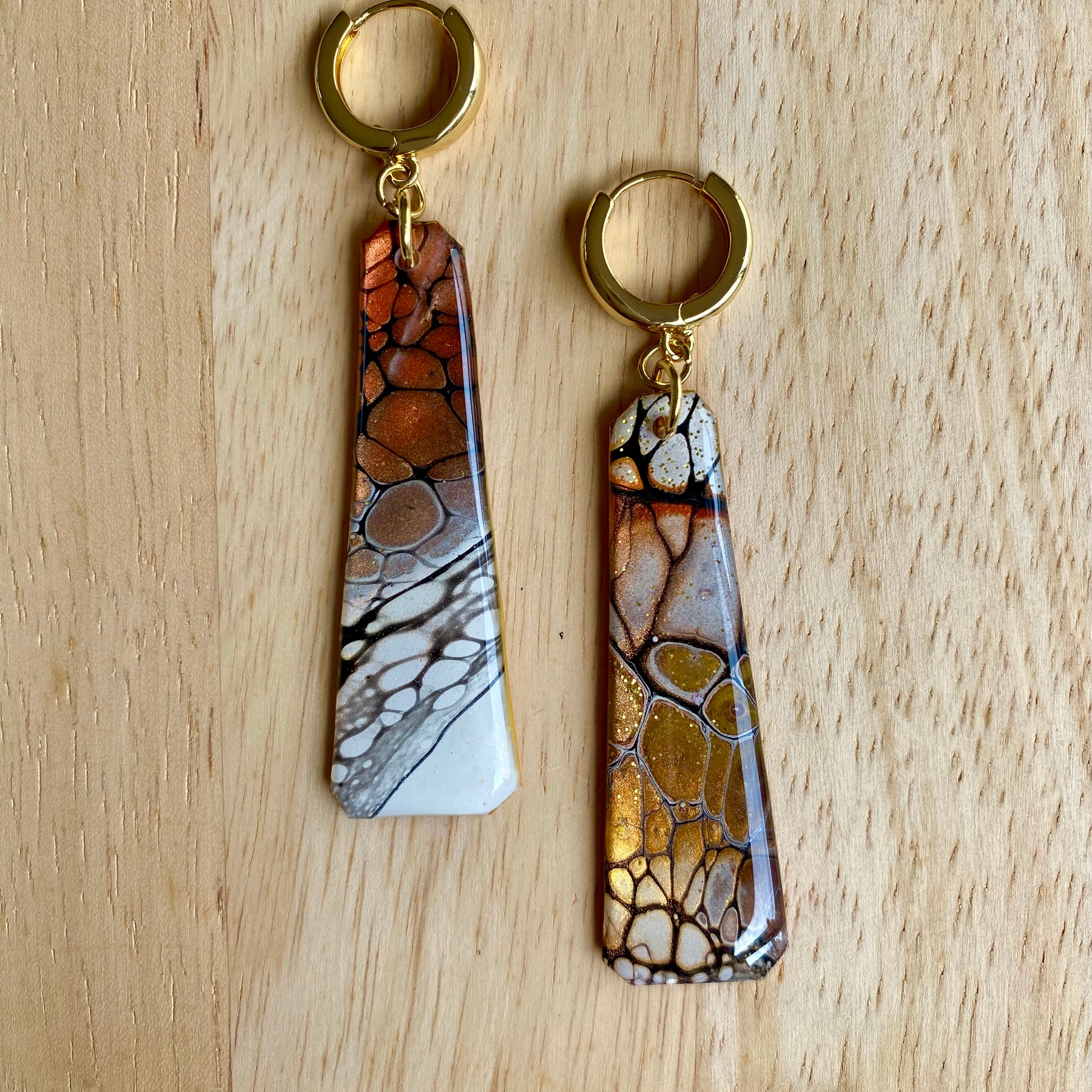 Arty Autumn Handmade Earrings