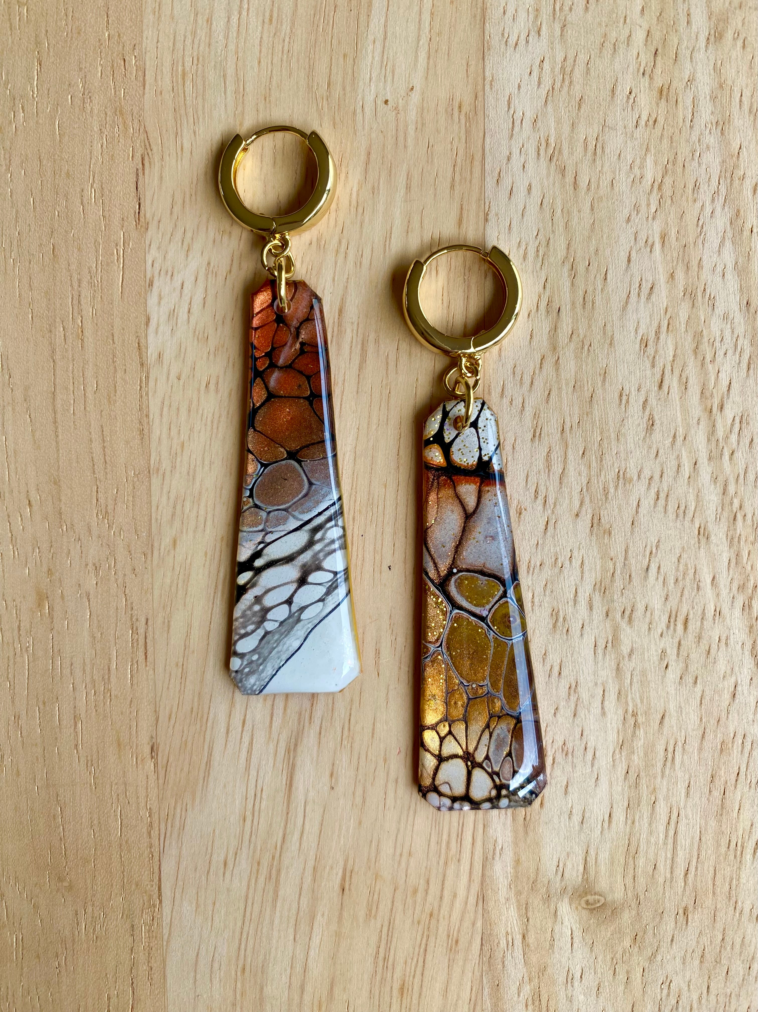 Arty Autumn Handmade Earrings
