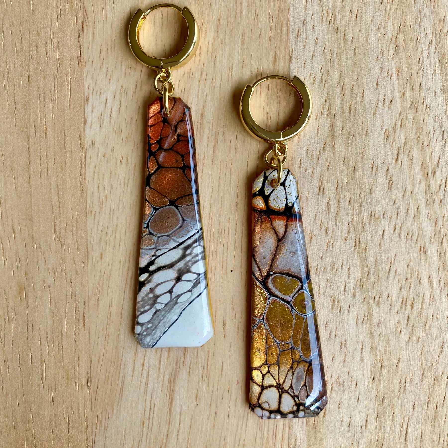 Arty Autumn Handmade Earrings