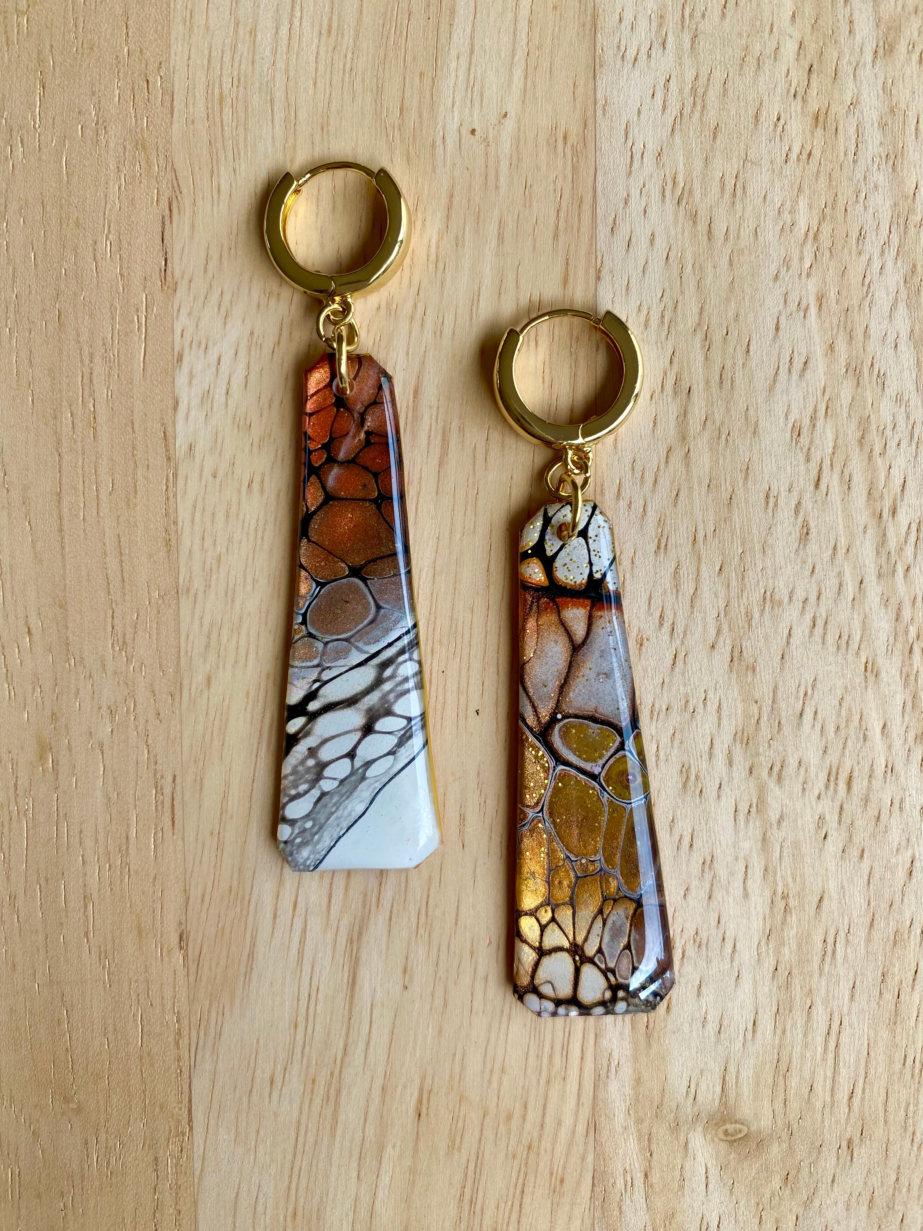 Arty Autumn Handmade Earrings