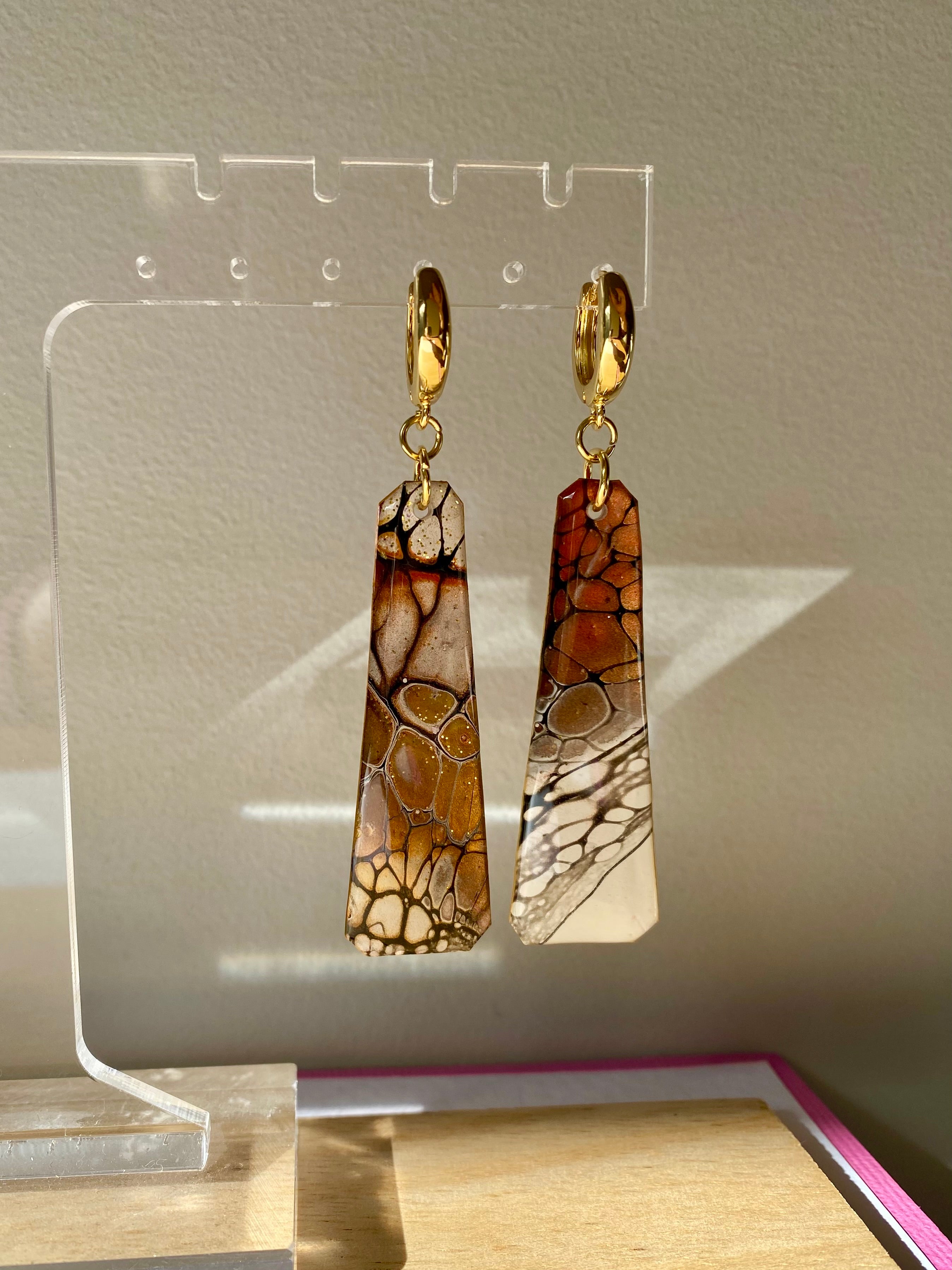 Arty Autumn Handmade Earrings