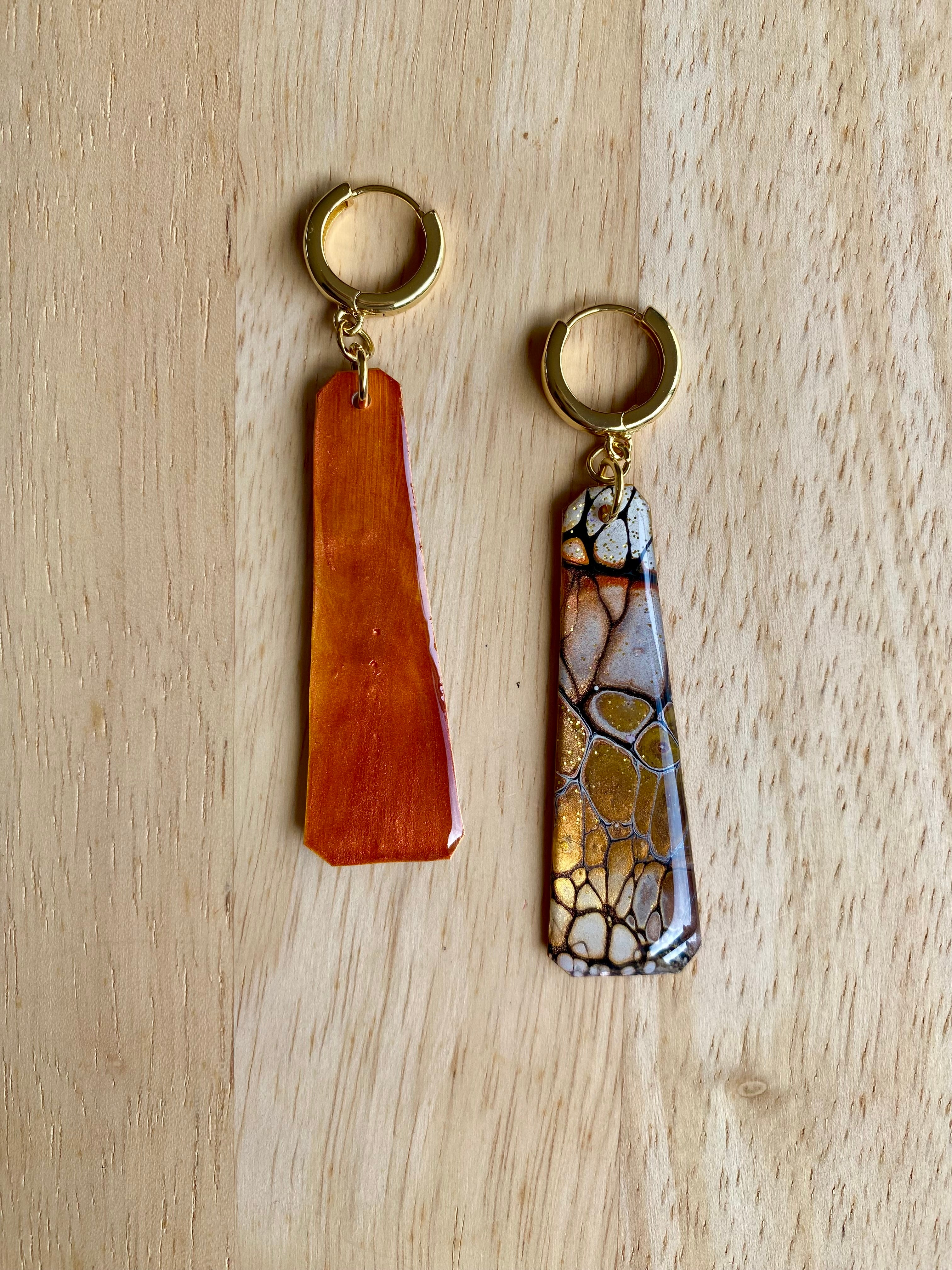 Arty Autumn Handmade Earrings