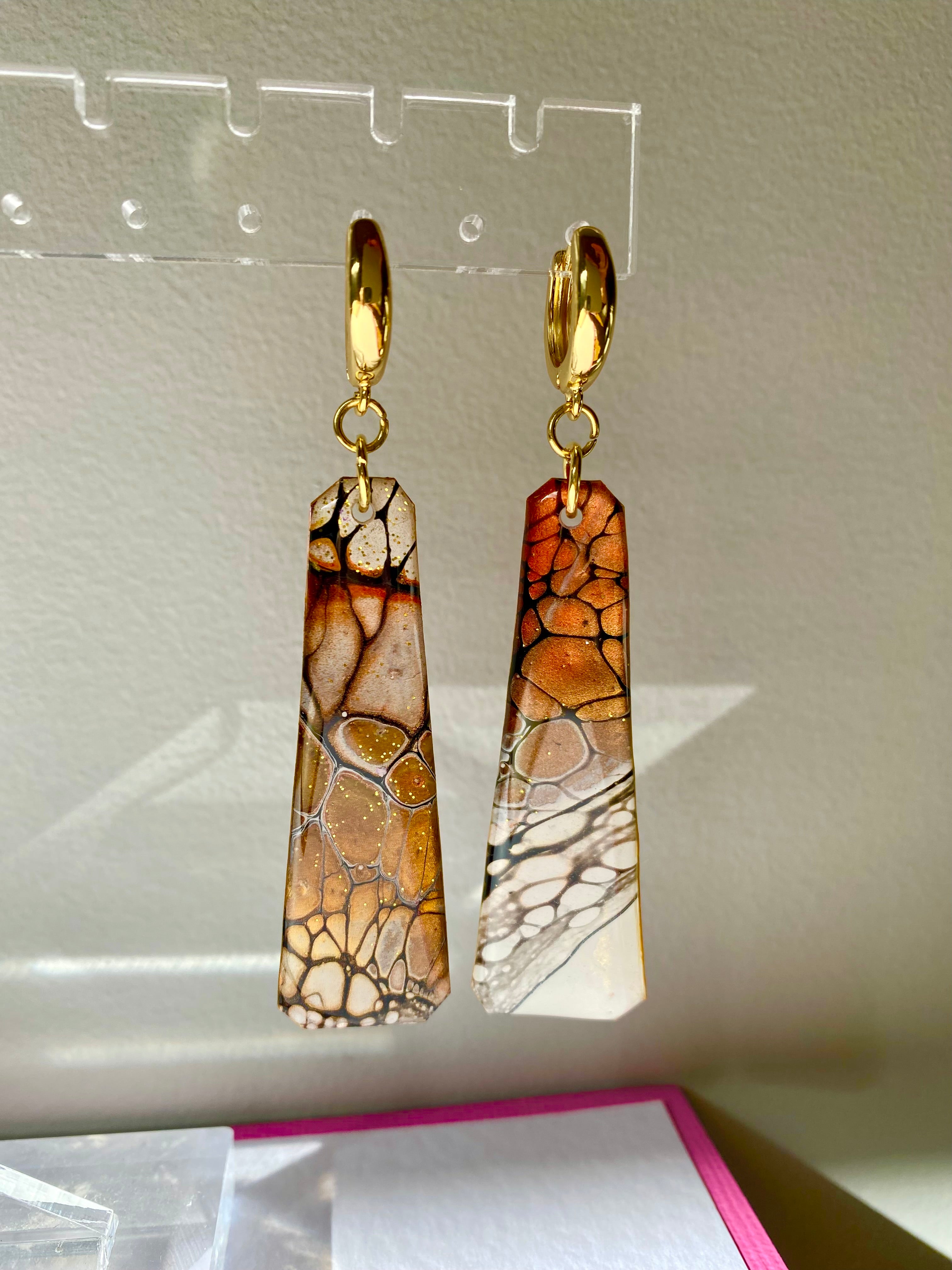 Arty Autumn Handmade Earrings