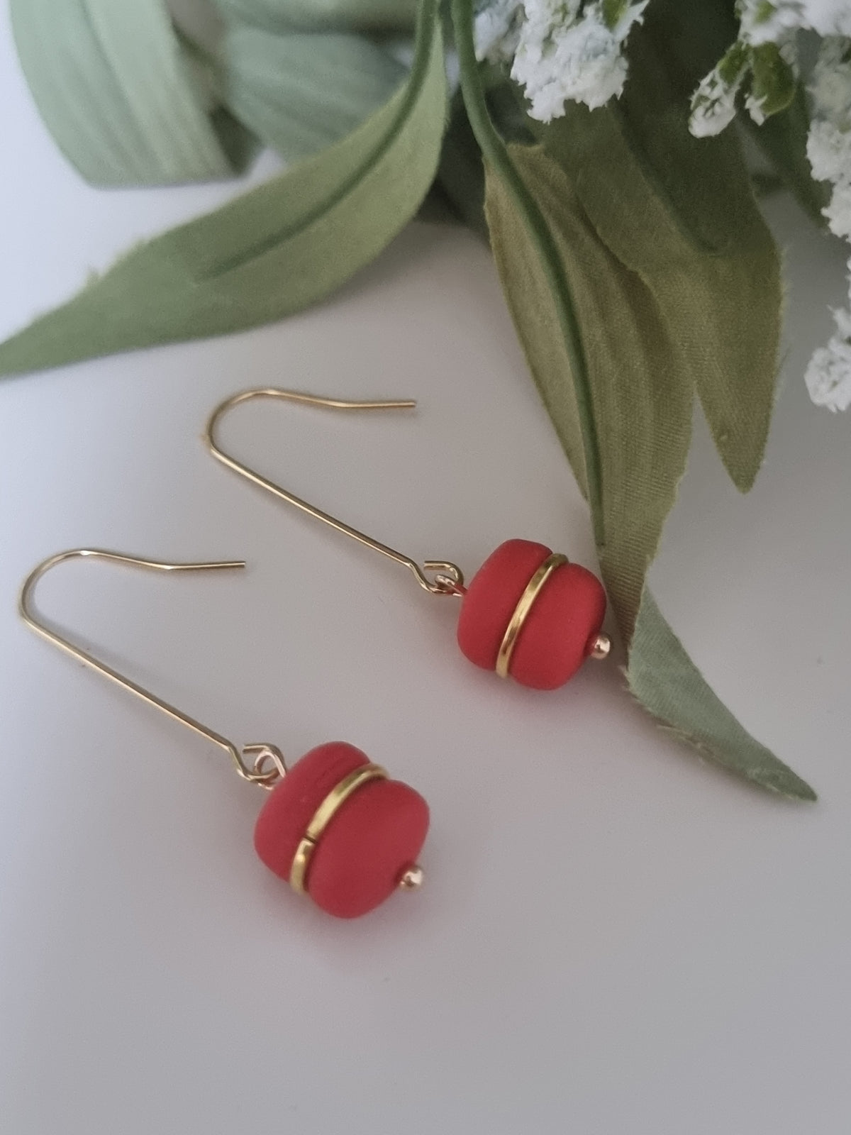 Chrimson Gold Dangles