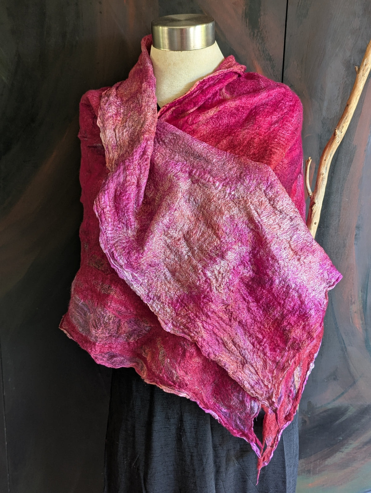 Nuno Felt Shawl-Kiss Me