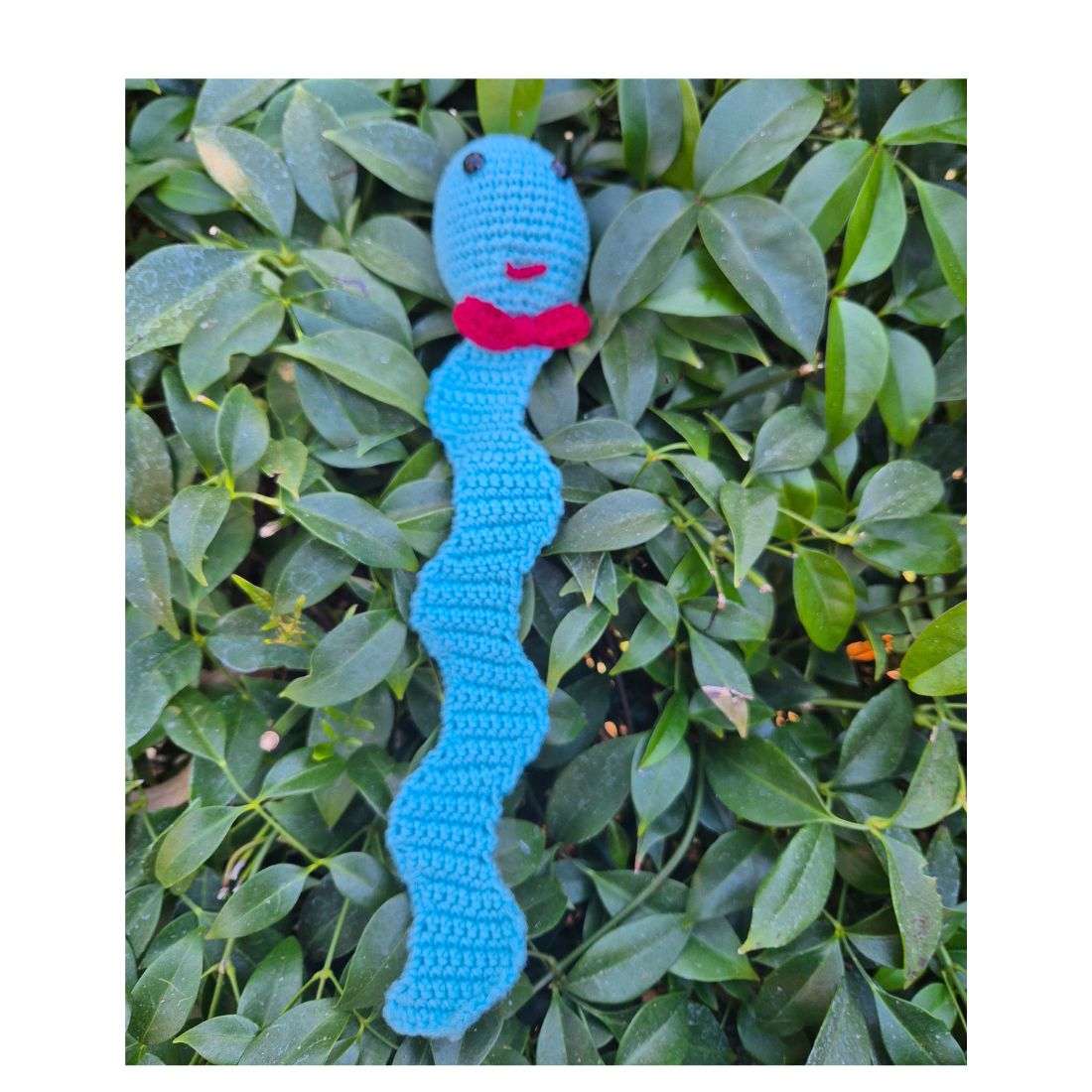 Quirky Hand Made Crocheted Pink Pig/Blue Worm/Brown Sloth Bookmark Ideal Gift