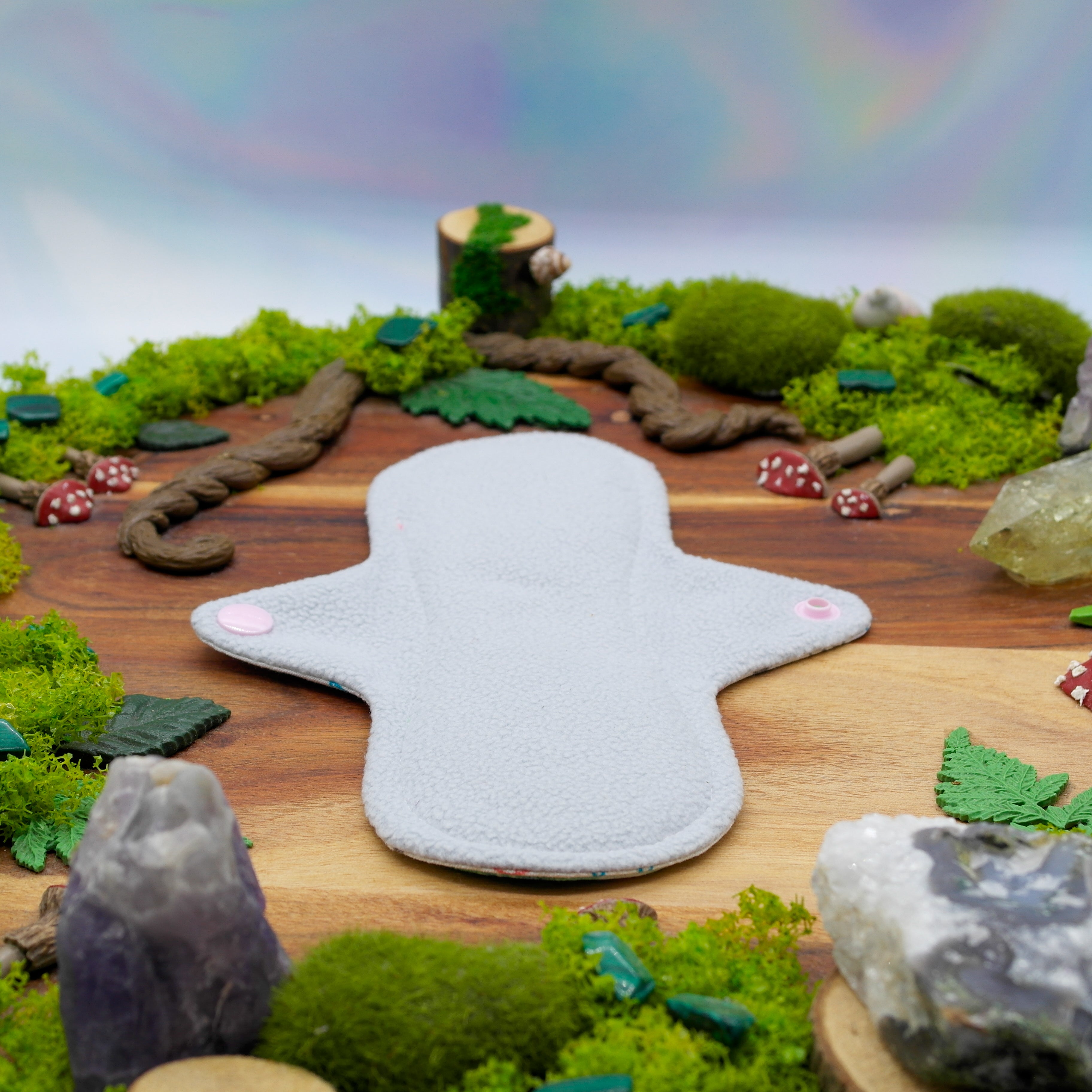 Australian reusable cloth pad 8" Heavy (mishmash) - cosmic