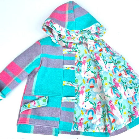 Australiana Upcycled Woollen Duffle jacket