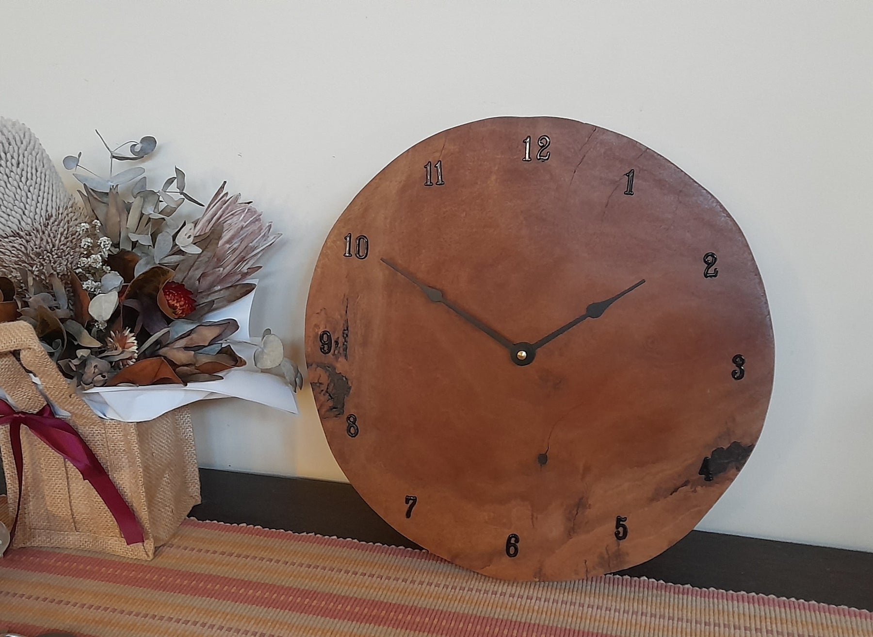 Hardwood Clock