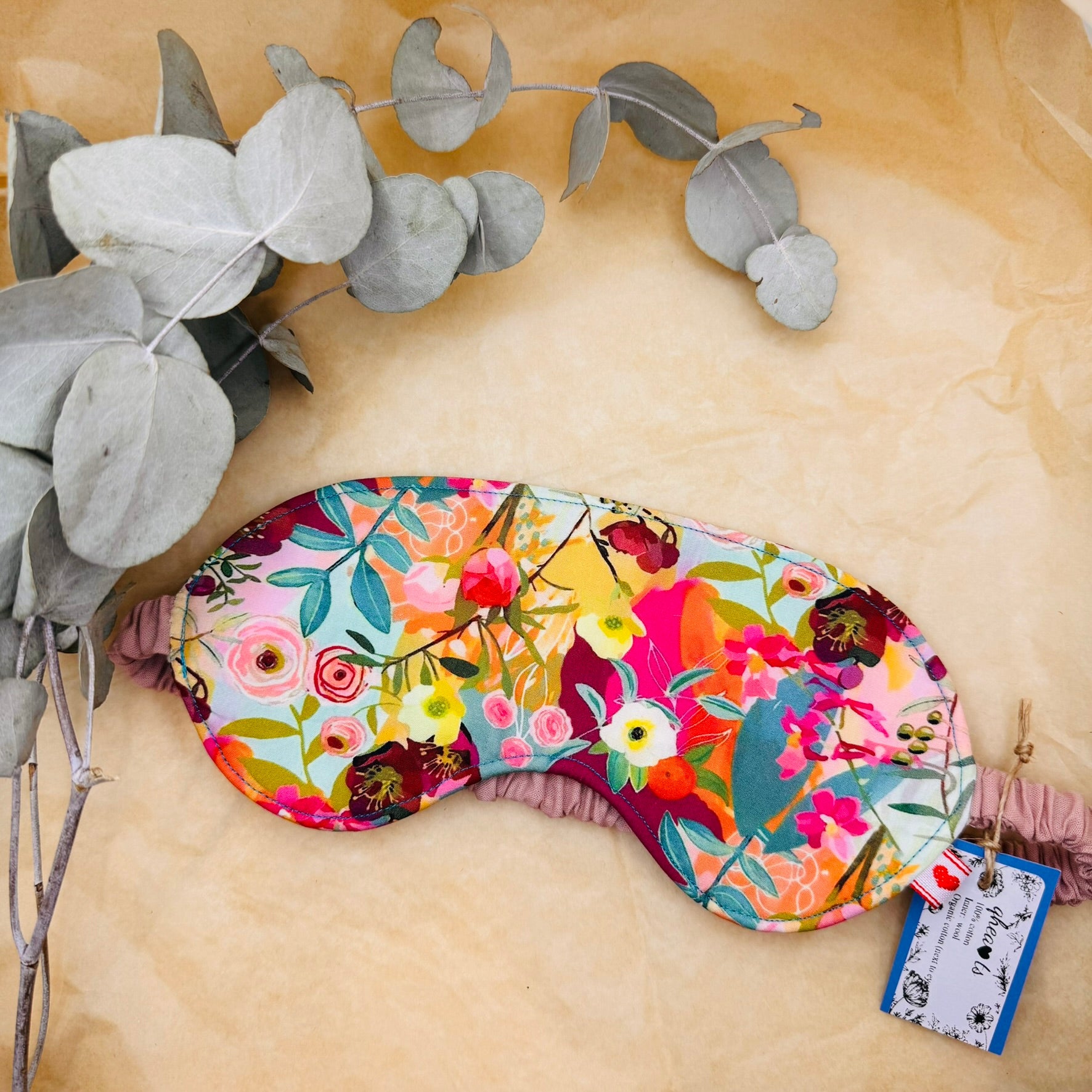 Handmade Eye Masks – Soft Sleep Masks for Rest & Relaxation - Many Colours to pick from