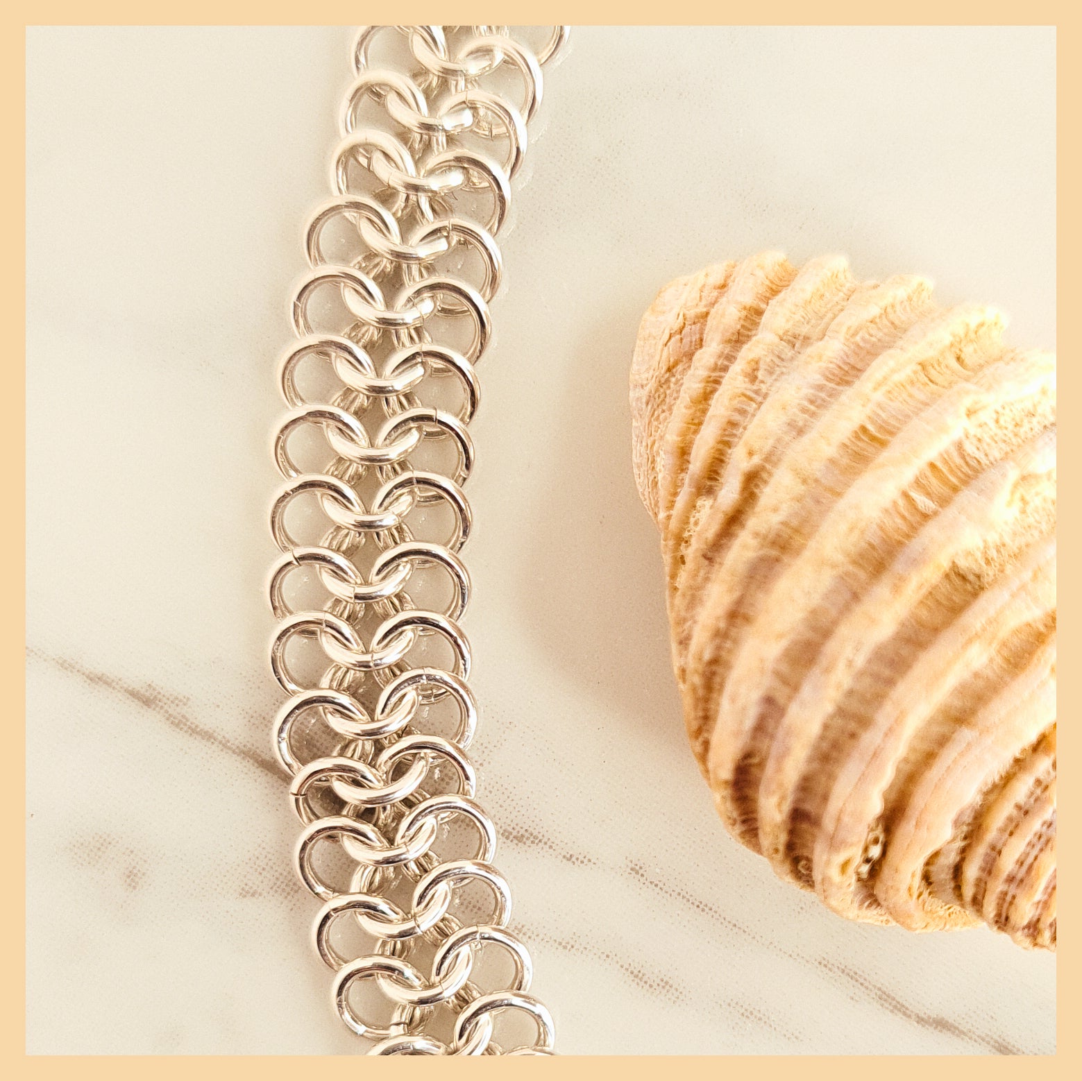 Chainmaille European 4 in 1 Weave Bracelet
