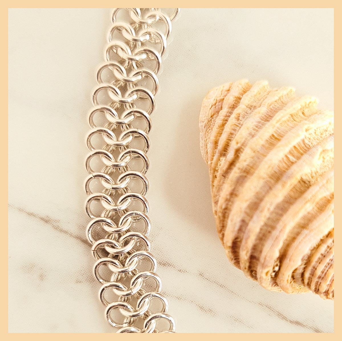 Chainmaille European 4 in 1 Weave Bracelet