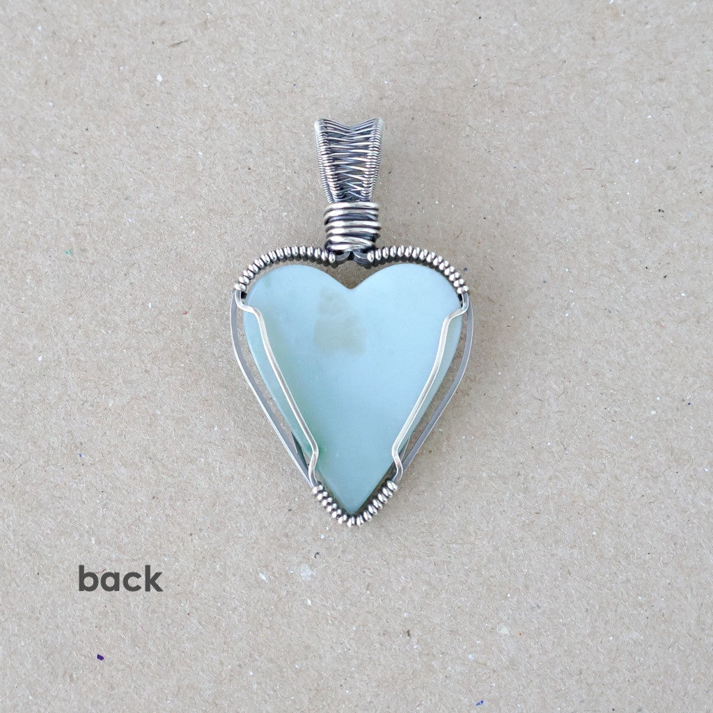 Handcrafted Mtorolite Pendant - Calm Heart Talisman