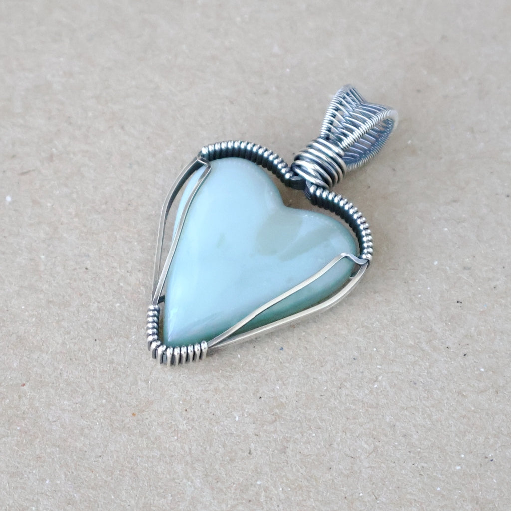 Handcrafted Mtorolite Pendant - Calm Heart Talisman