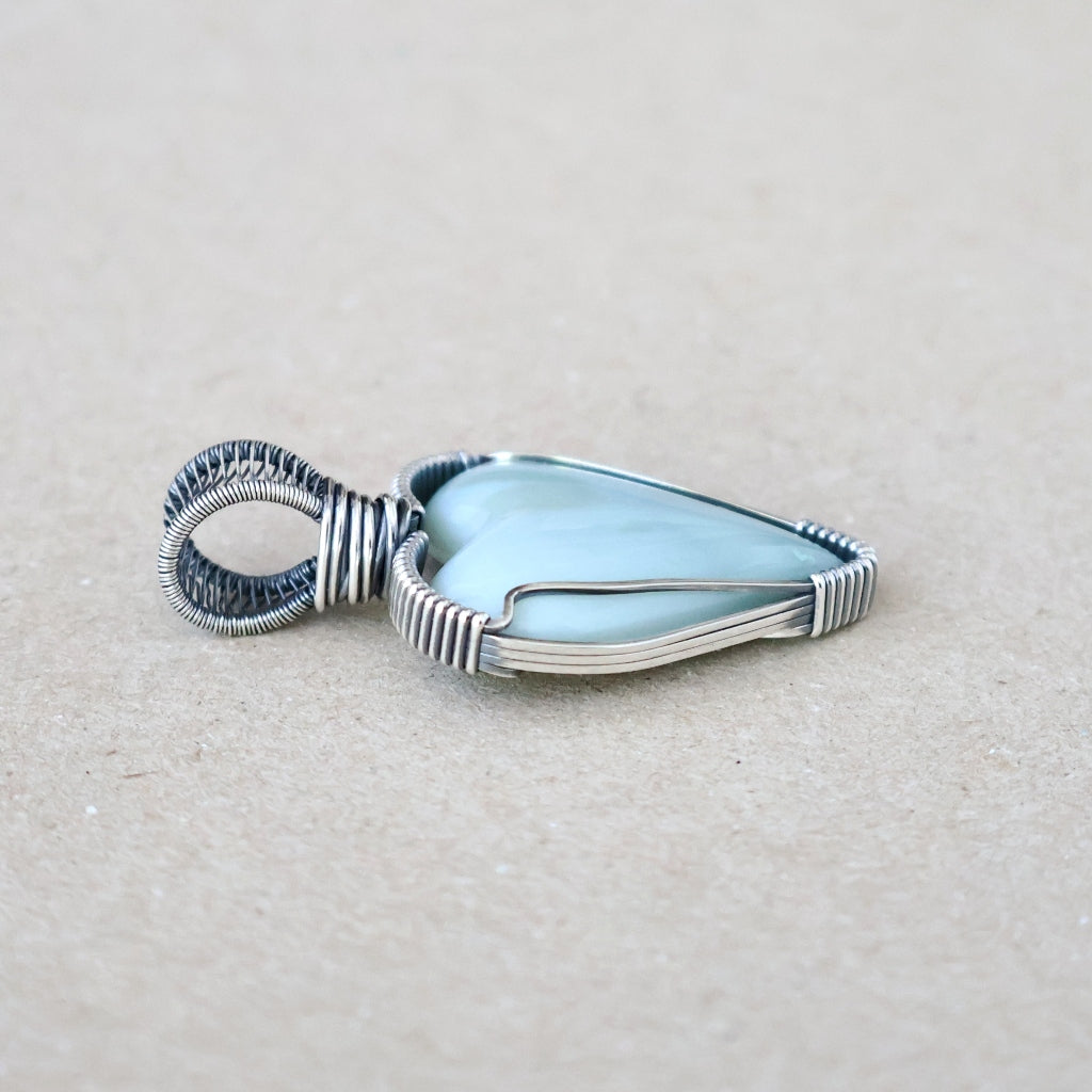 Handcrafted Mtorolite Pendant - Calm Heart Talisman