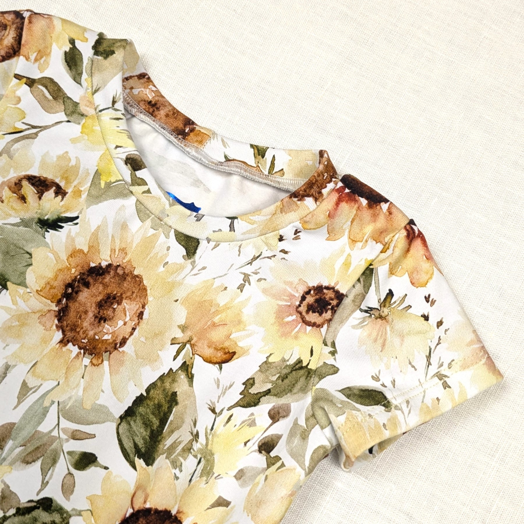 Handmade Twirly Dress for active kids | Sunflower Collection | size 1