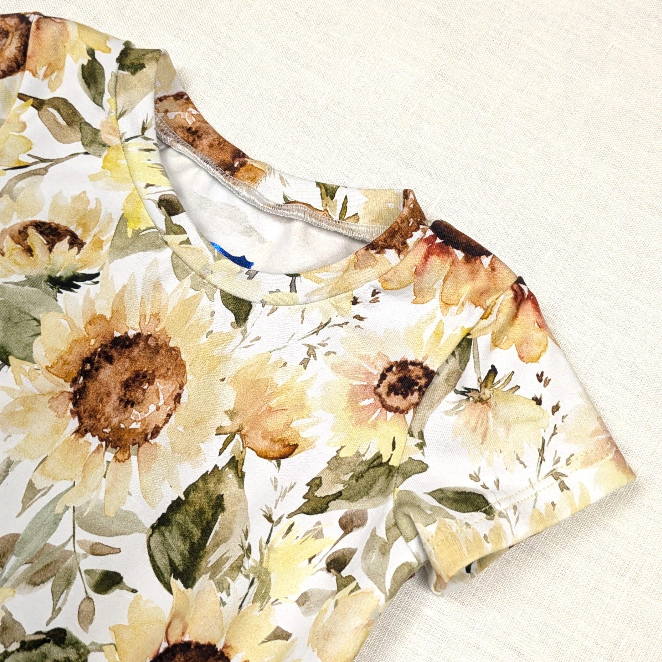 Handmade Twirly Dress for active kids | Sunflower Collection | size 1