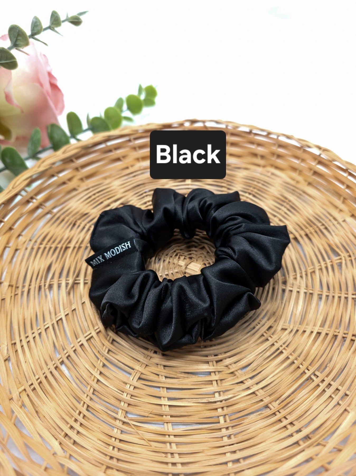 Regular Satin Scrunchies, Handmade Hair Ties, Ponytail Bands