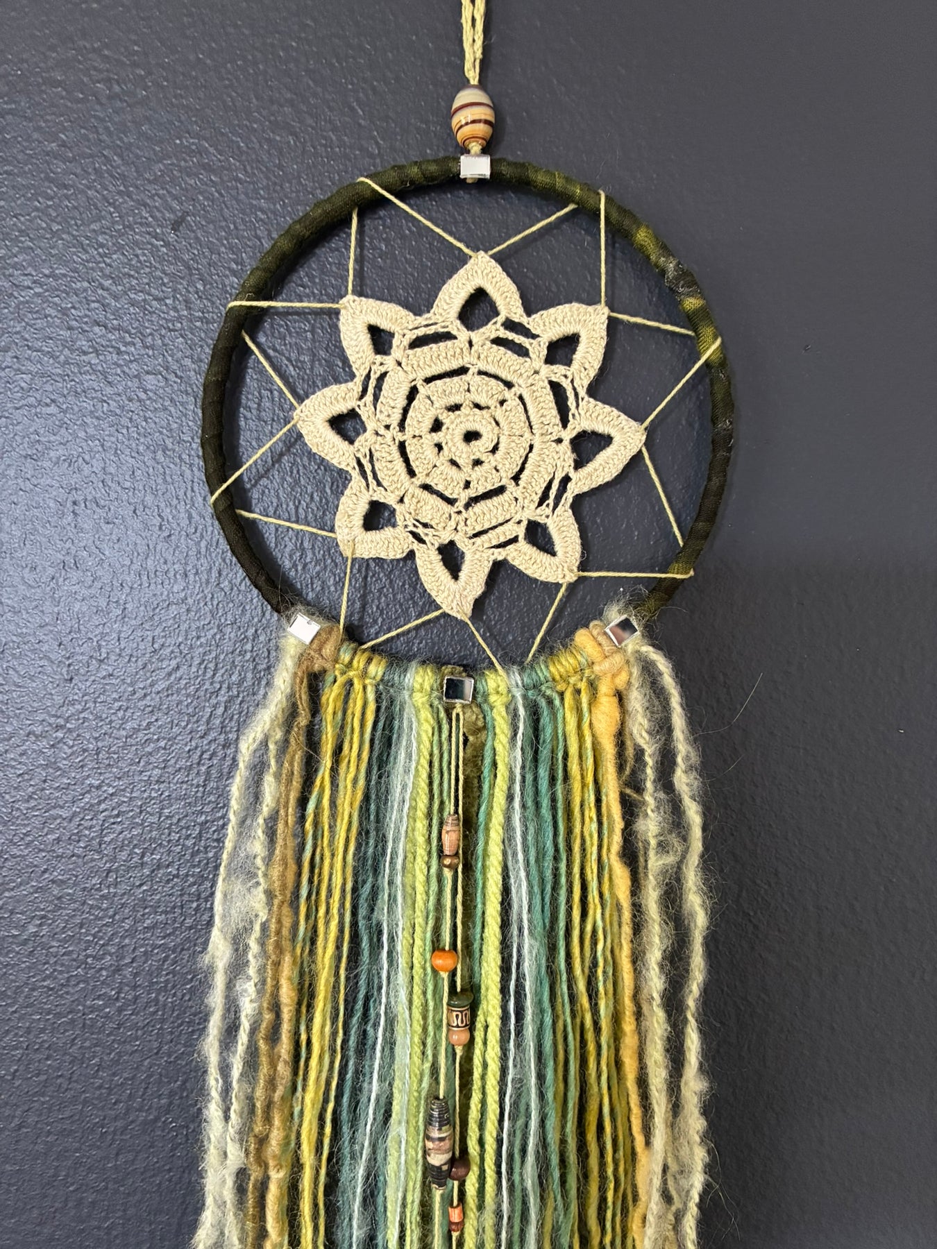 Dream Catcher - "Green Doily"