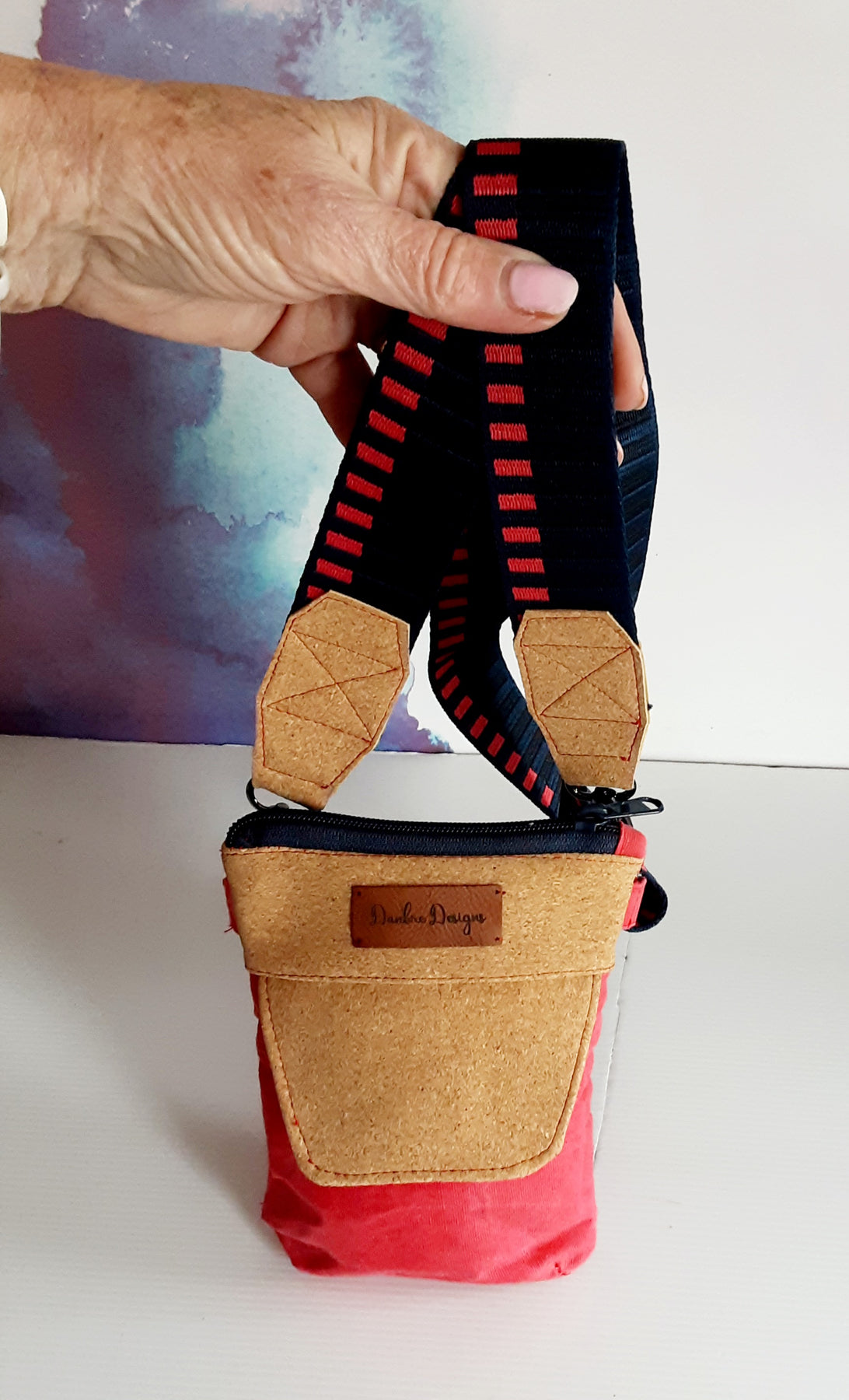 Eco-Friendly Cork & Canvas Phone Purse