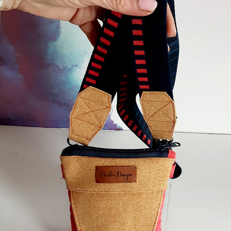 Eco-Friendly Cork & Canvas Phone Purse