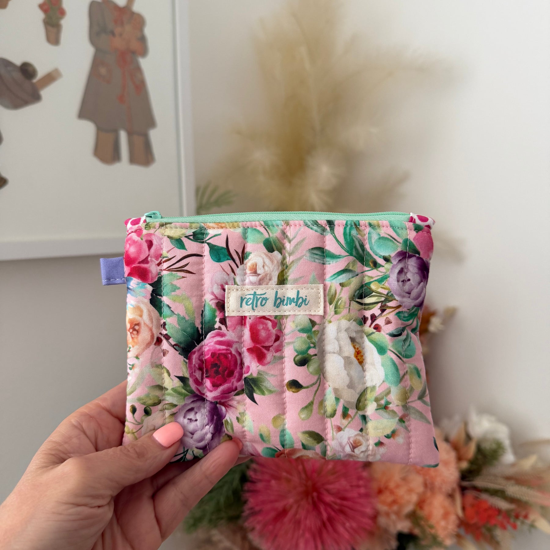 Small Quilted Pouch - Various Designs
