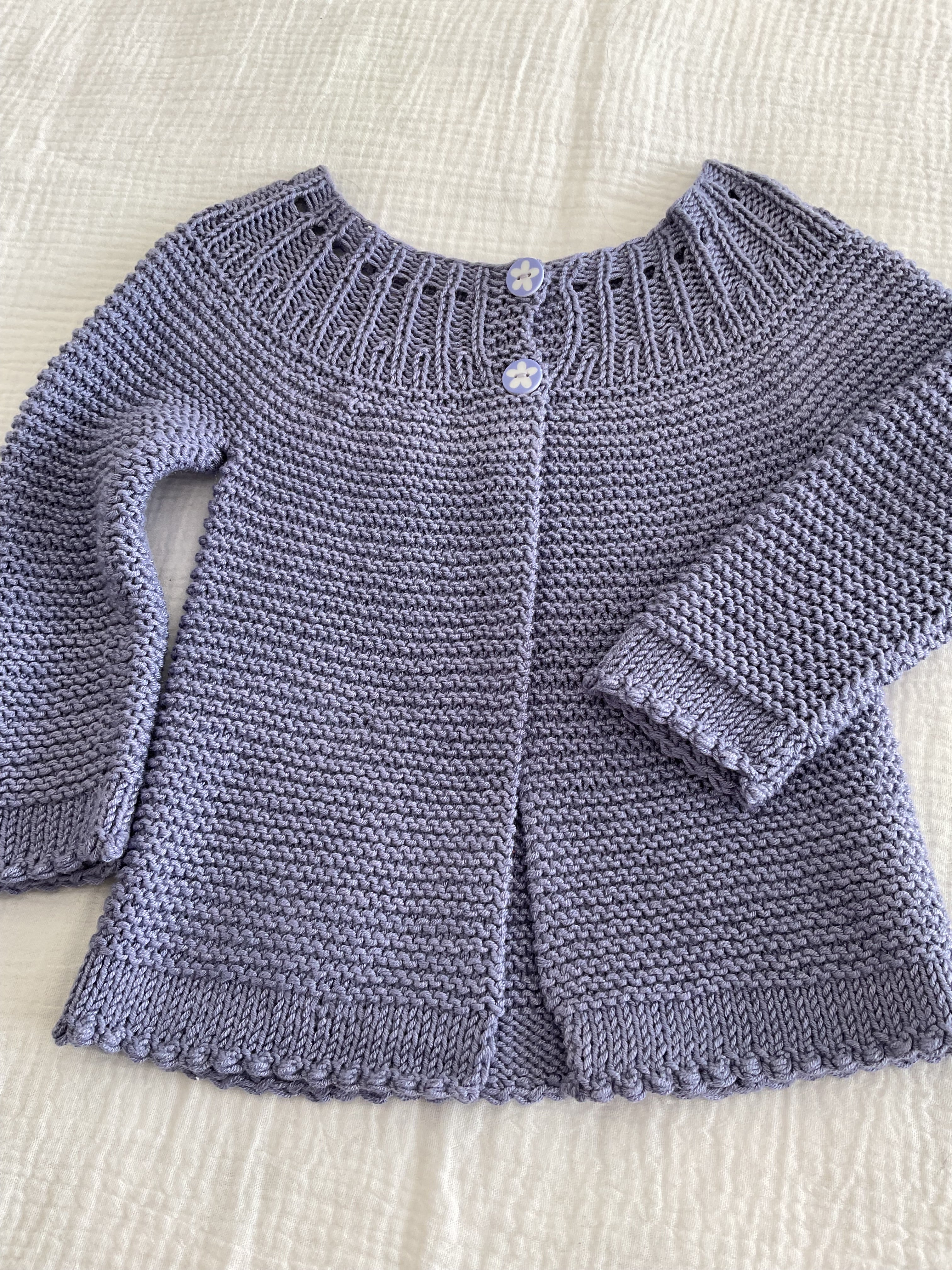 Mauve Cardigan, 6-9months