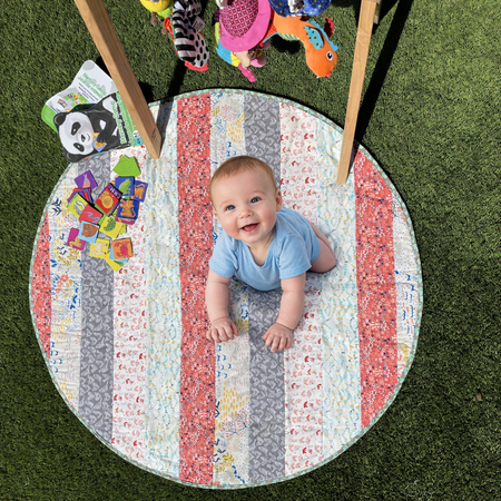 Organic Baby Play Mat | Reversible & Soft Tummy Time Mat Unique