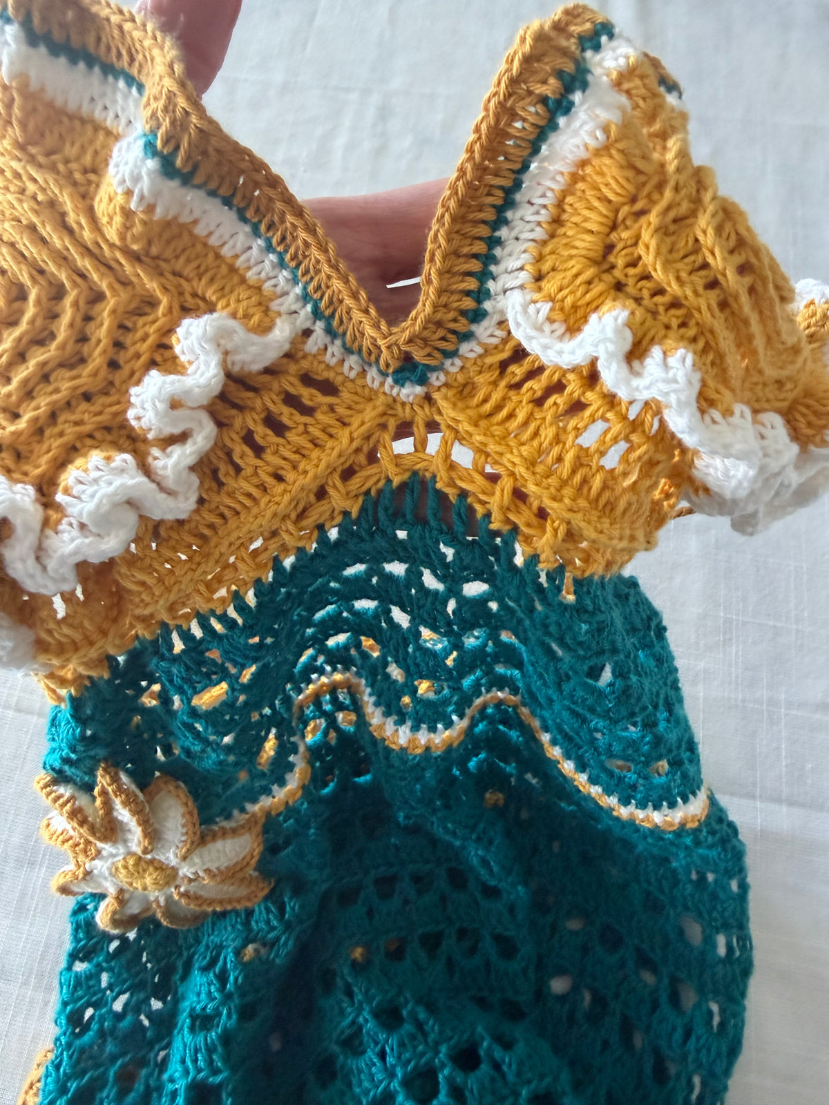 Halterneck Crochet Dress