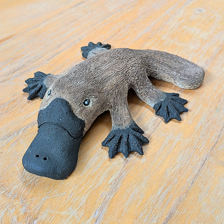 Handmade Platypus Ceramic Sculpture