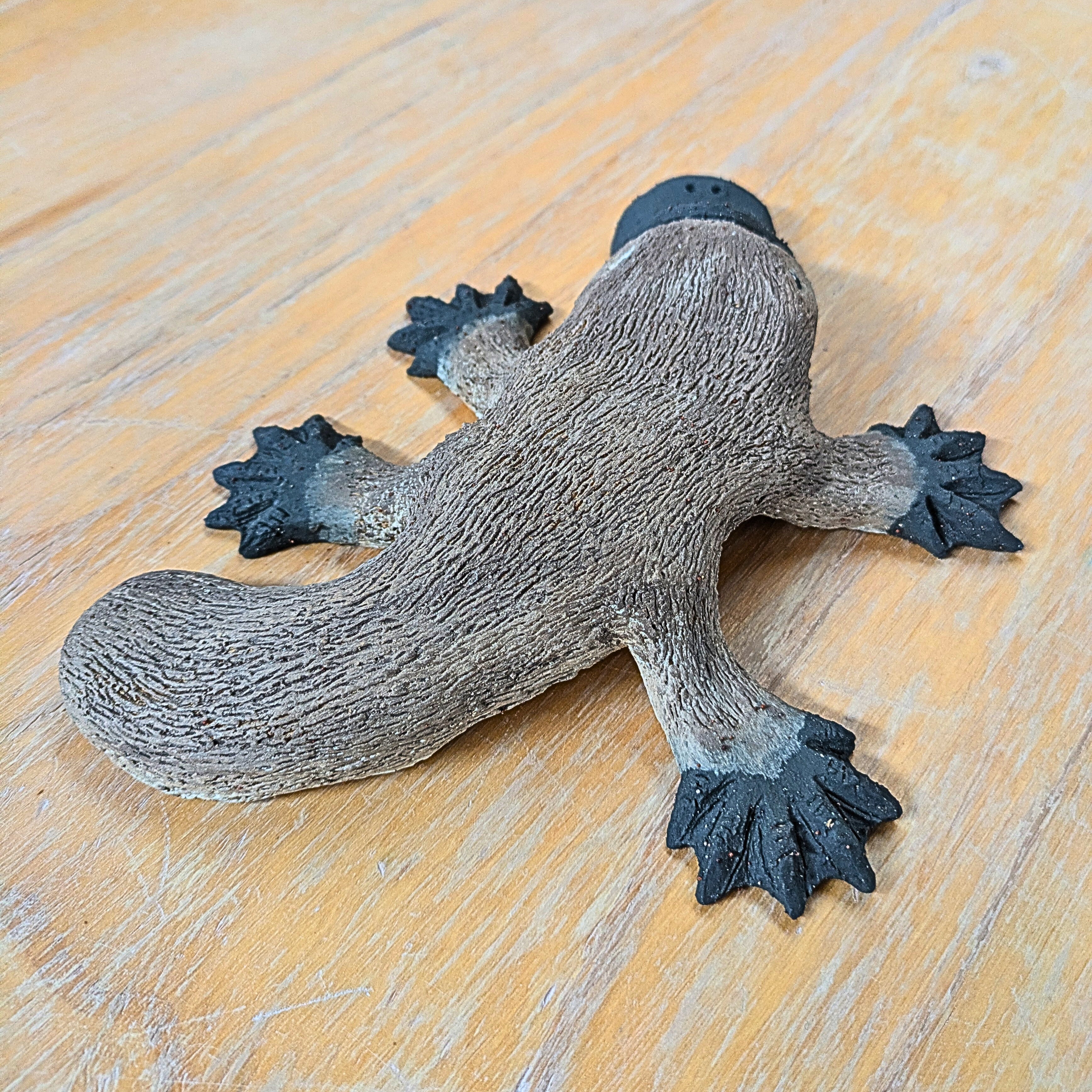 Handmade Platypus Ceramic Sculpture