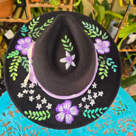 ✨ One-of-a-Kind Hand-Burnt fedora hats clearance✨