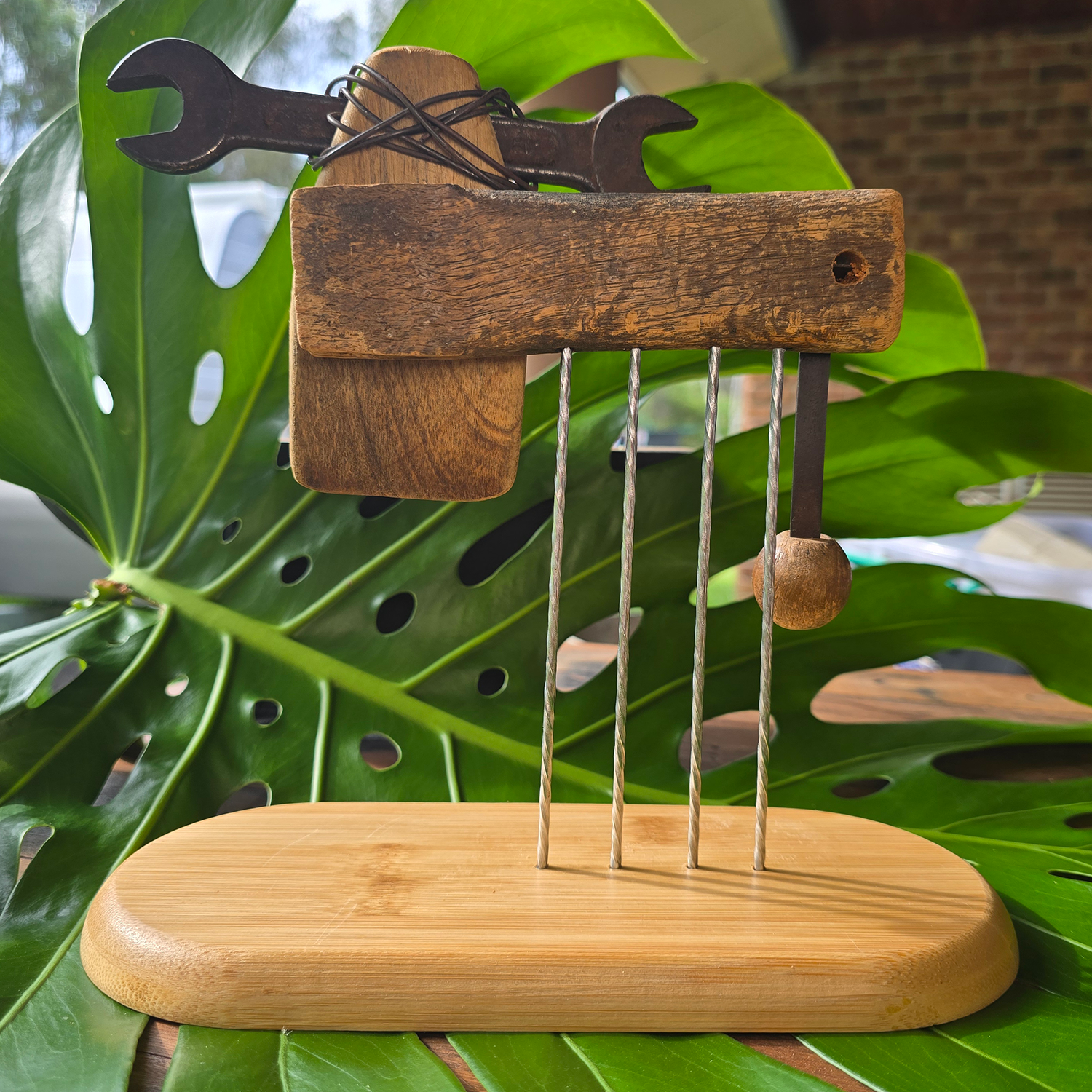 Upcycled Cow Artwork - Uncle Bob