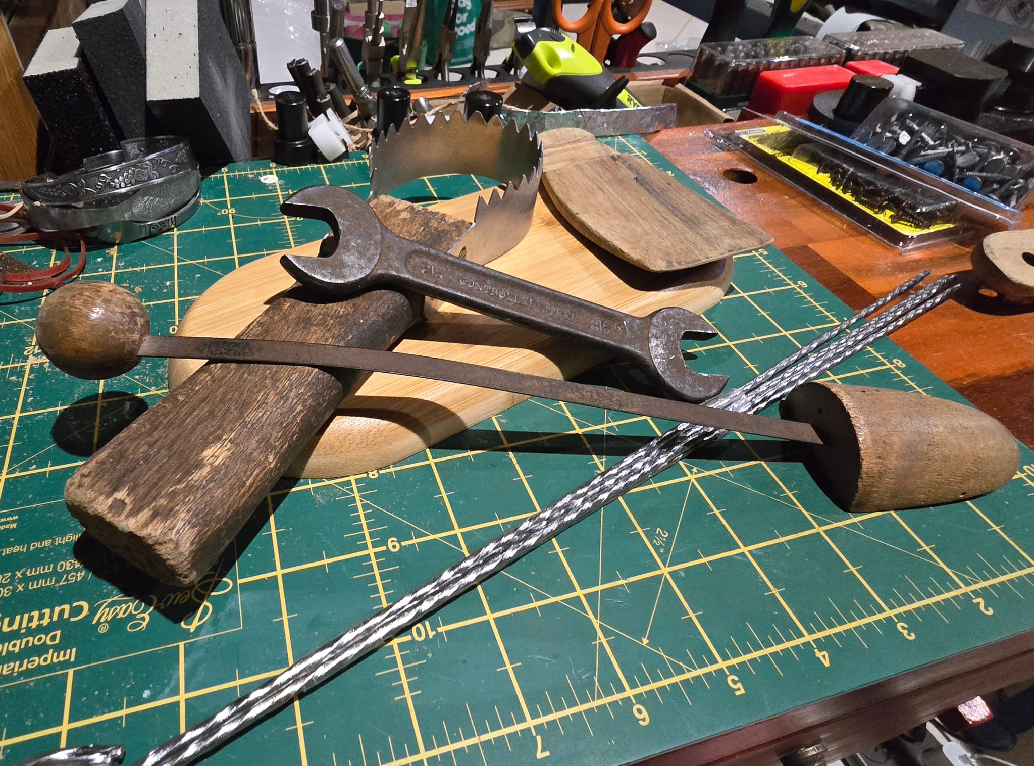 Upcycled Cow Artwork - Uncle Bob