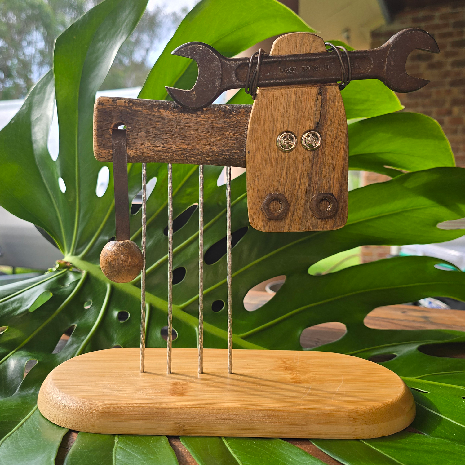 Upcycled Cow Artwork - Uncle Bob