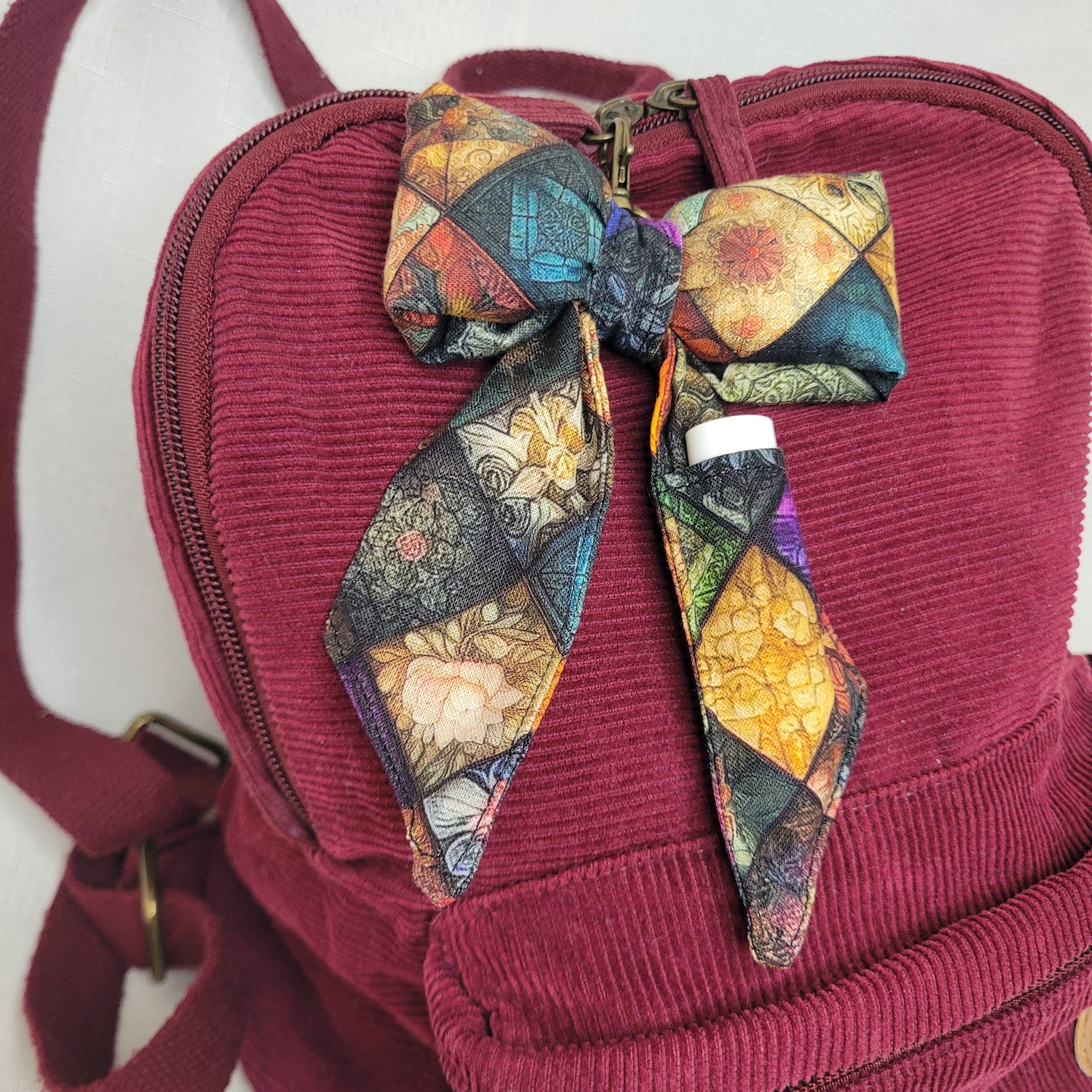 Bow Keyring with pocket
