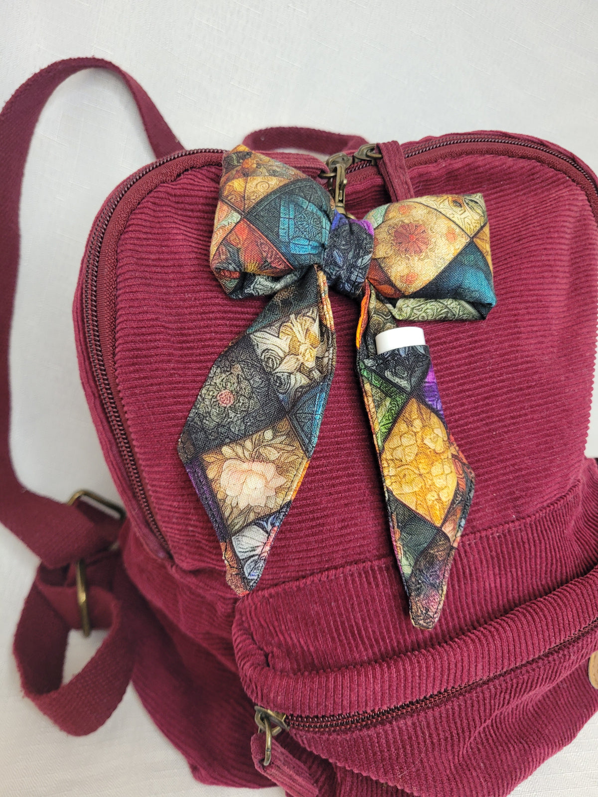 Bow Keyring with pocket