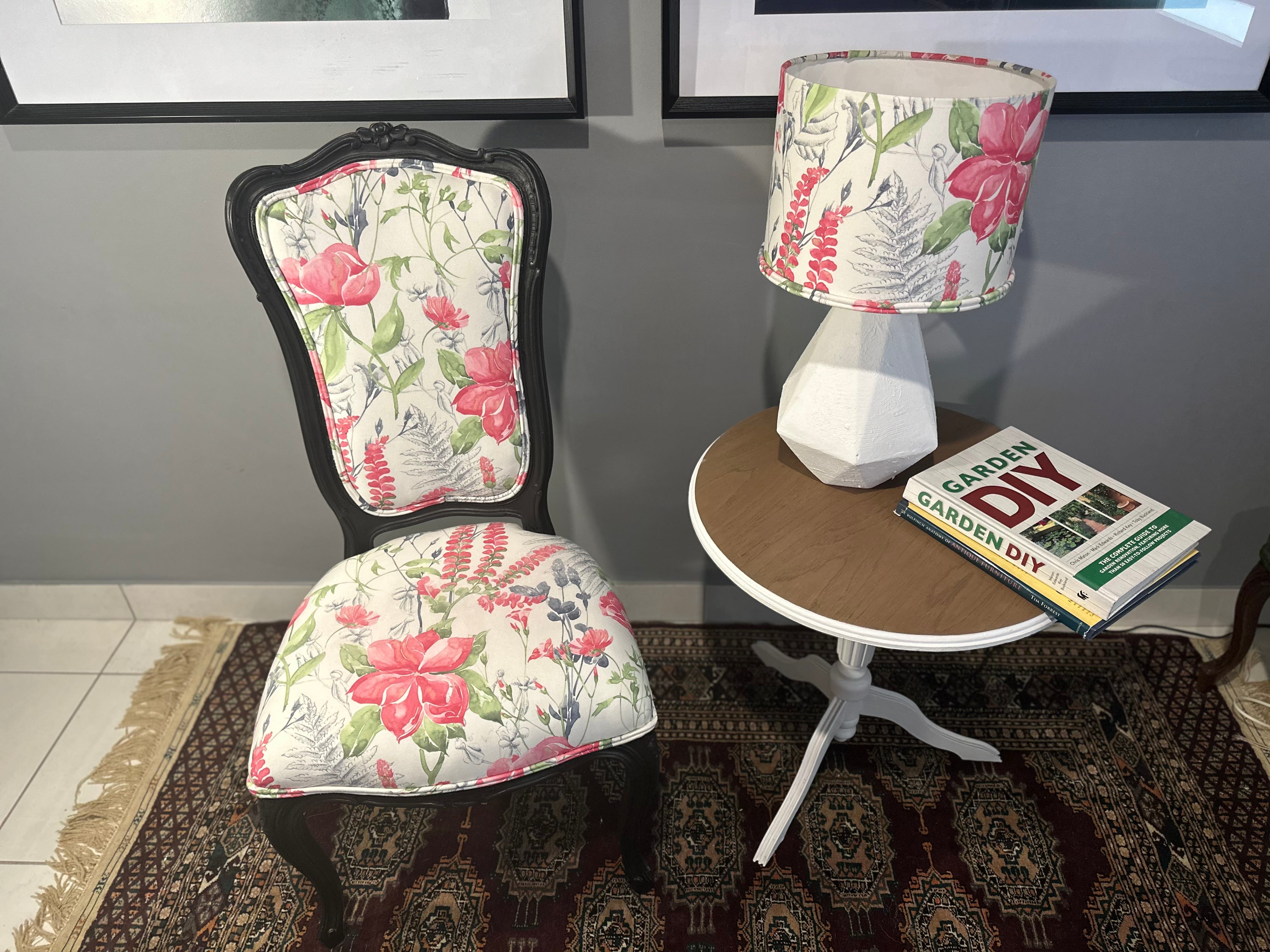 Melissa Drum lampshade with piping