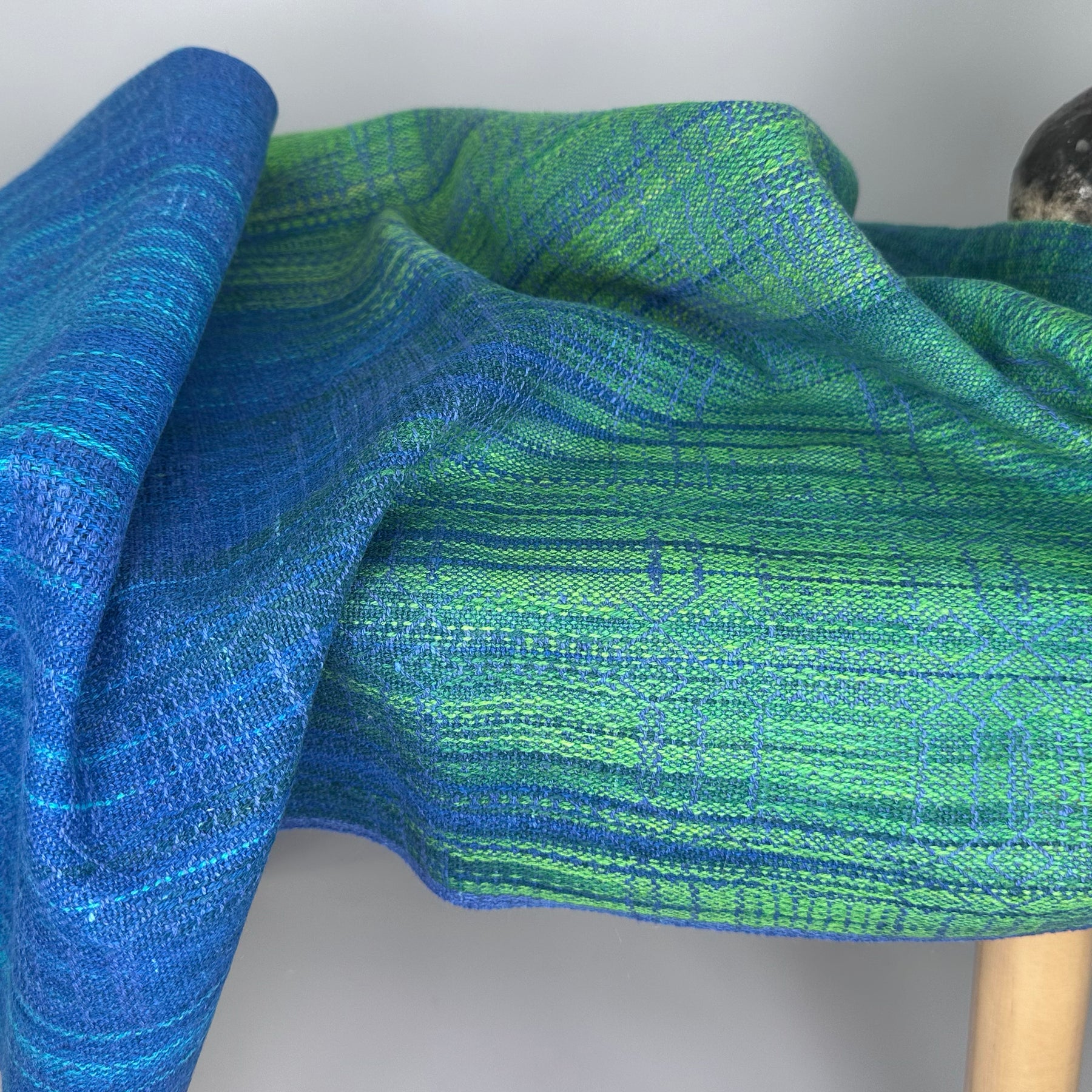 Hand-Dyed and Handwoven Linen/Cotton Tea Towels