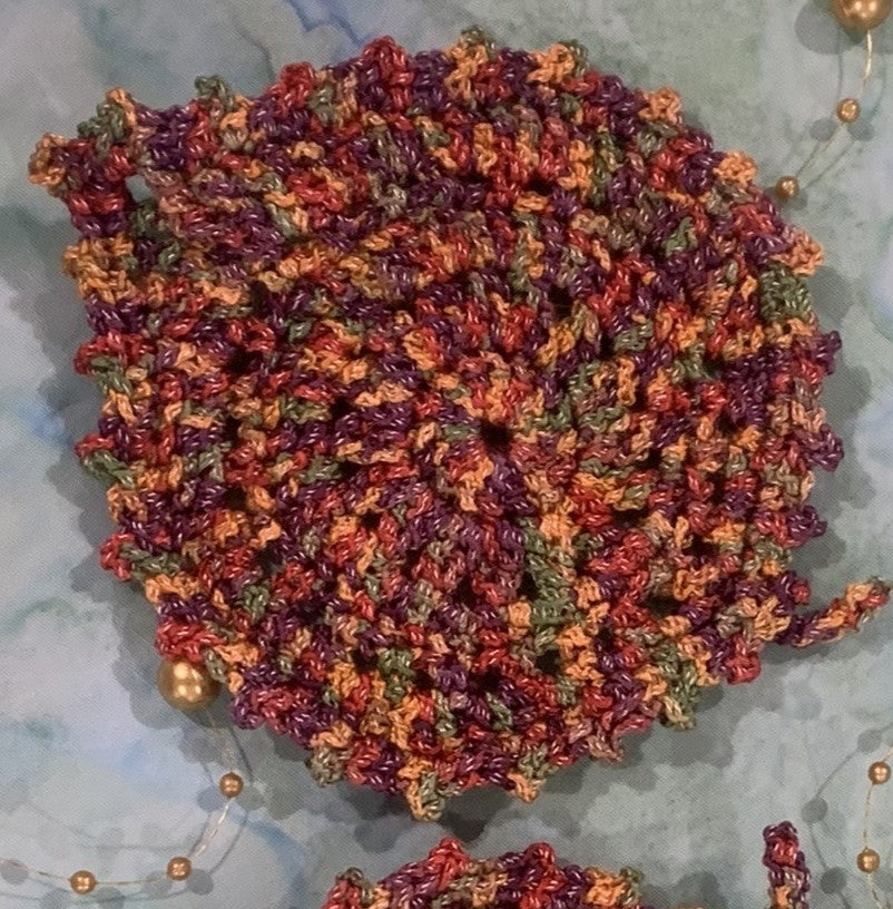 Crochet Leaf Coasters