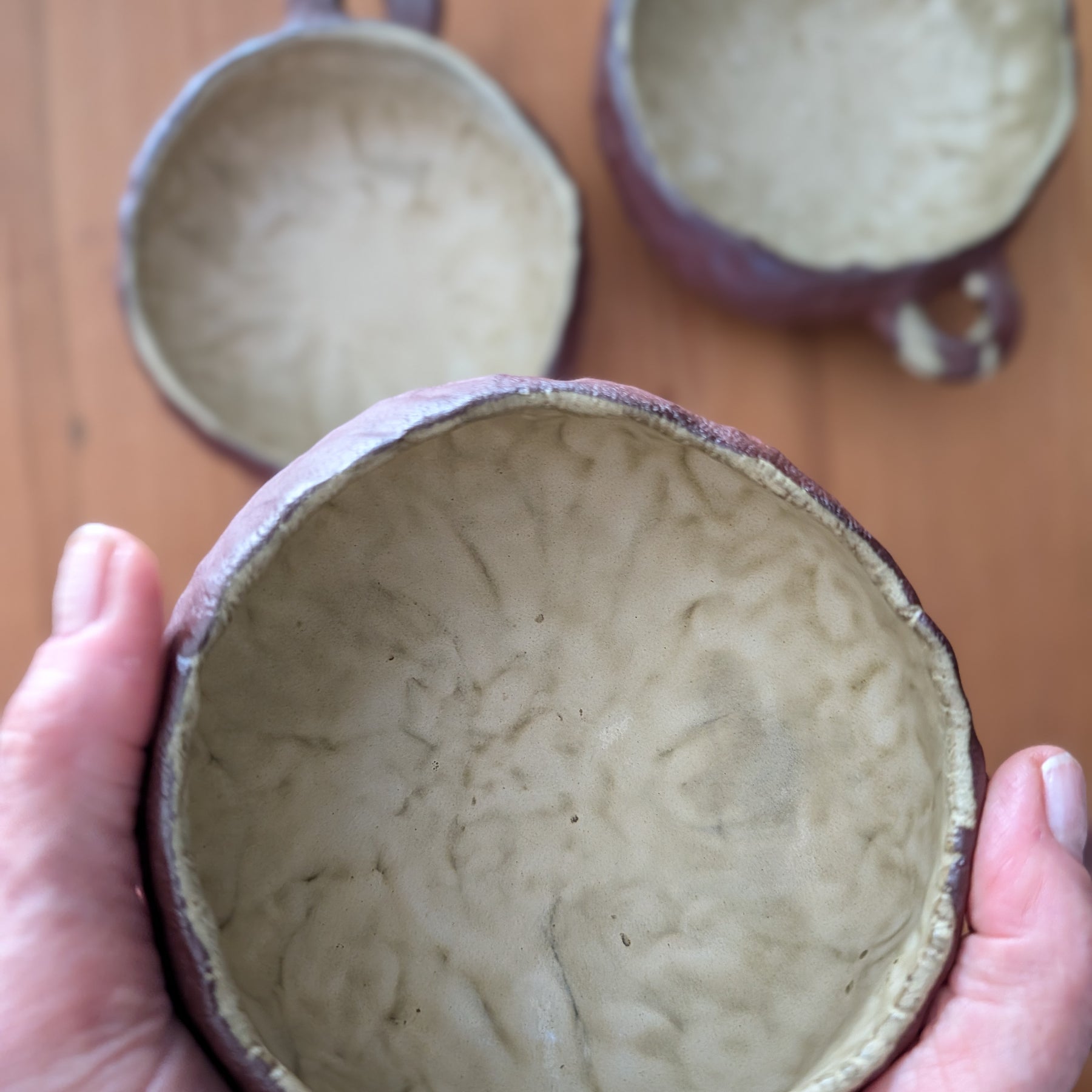 Handmade Ceramic Bowls (set of 3)- Earthy | Organic Minimalism | Stoneware